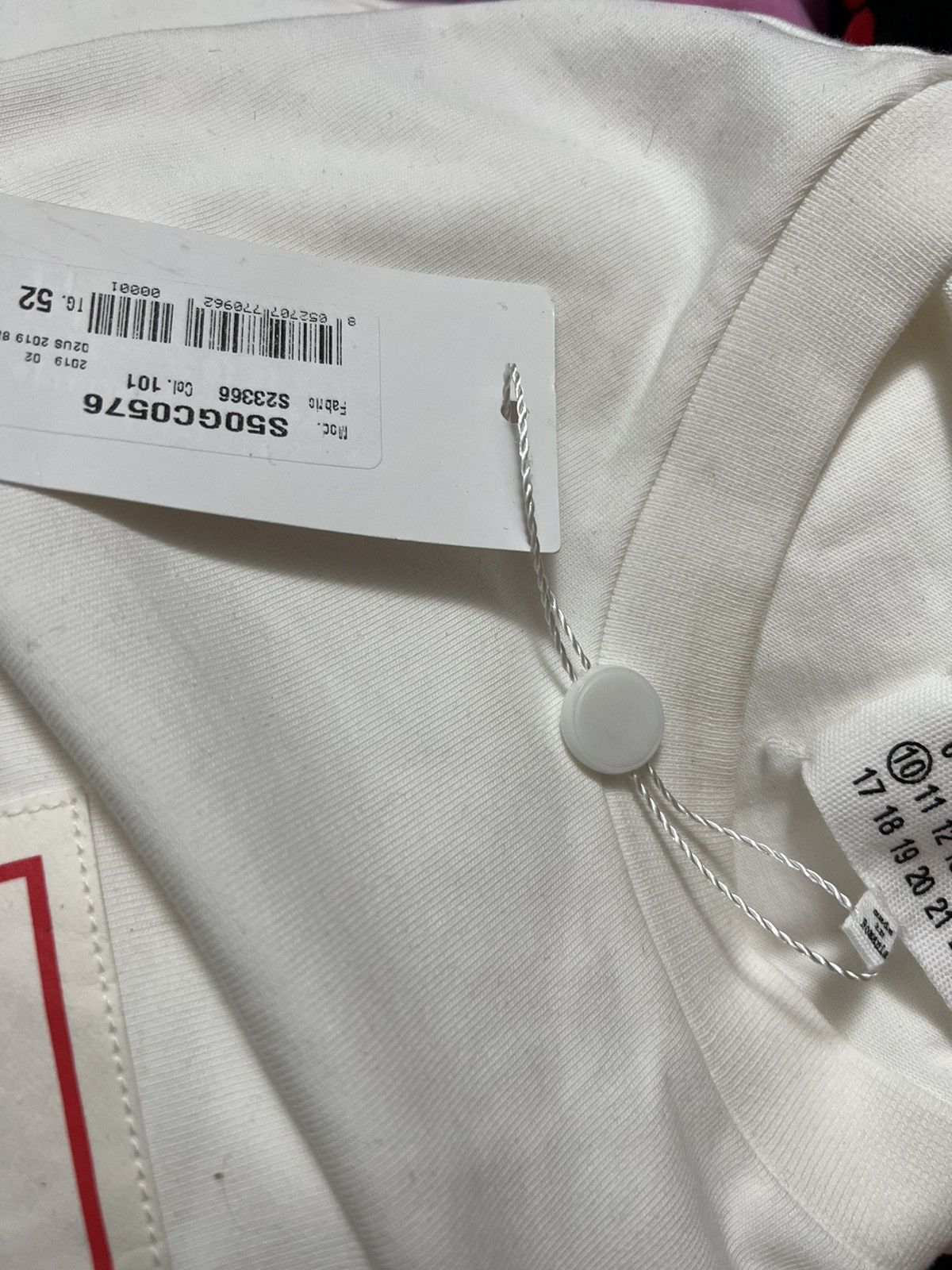 Maison Margiela Maison Margiela Caution Oversized T-Shirt Size US XL / EU 56 / 4 - 17 Thumbnail