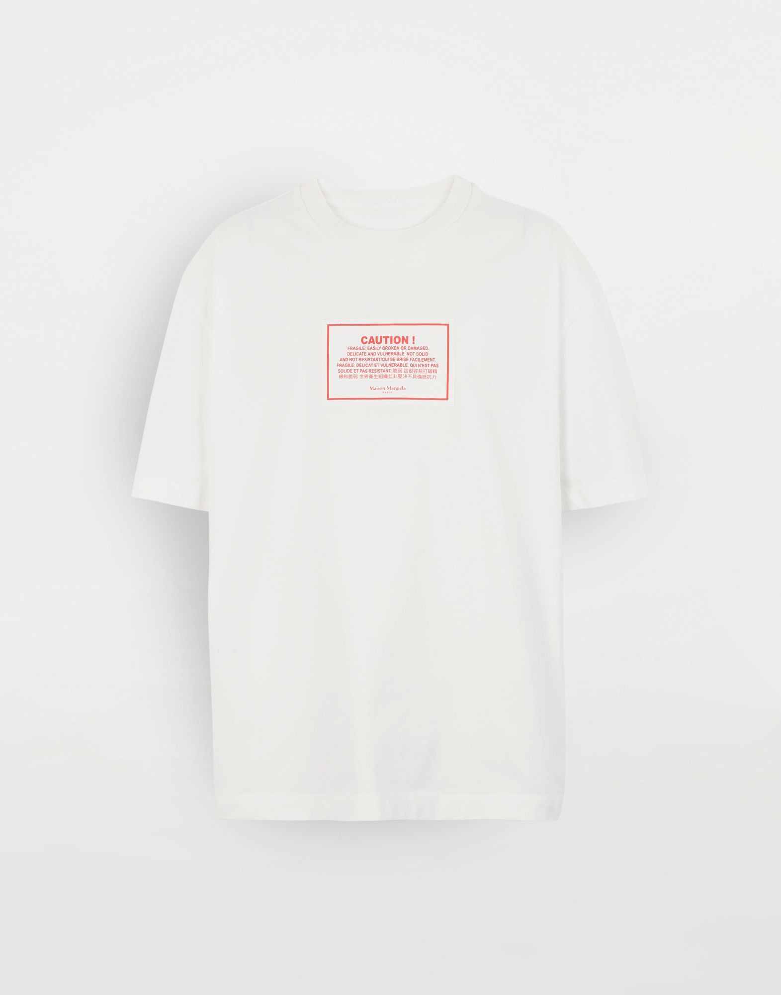 Maison Margiela Maison Margiela Caution Oversized T-Shirt Size US XL / EU 56 / 4 - 3 Thumbnail
