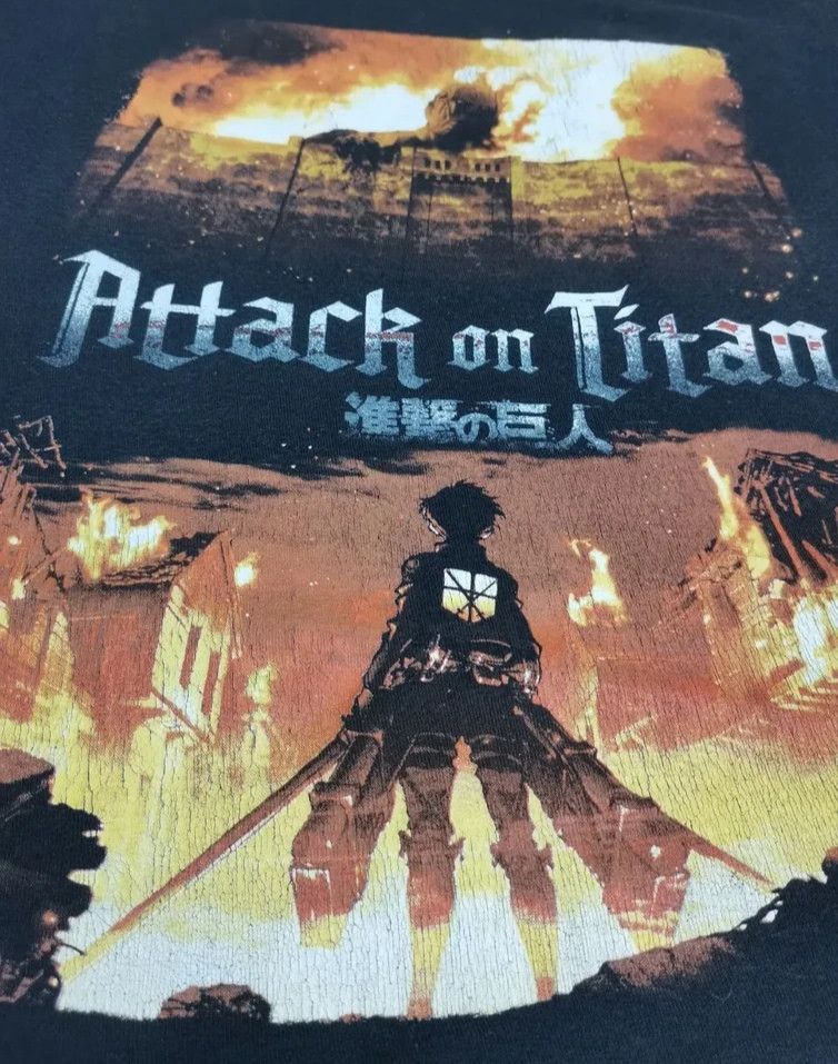 Anime × Cartoon Network × Japanese Brand Attack On titan / evangelion /cowboybepop Size US XL / EU 56 / 4 - 1 Thumbnail