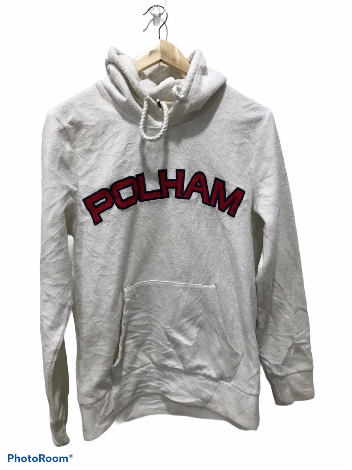 Japanese Brand Polham big spellout hooded Sweatshirt Size US S / EU 44-46 / 1 - 3 Thumbnail