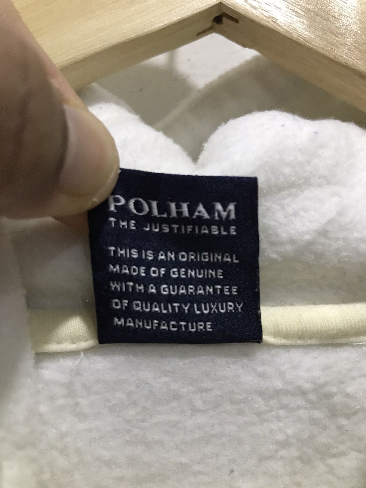 Japanese Brand Polham big spellout hooded Sweatshirt Size US S / EU 44-46 / 1 - 10 Thumbnail