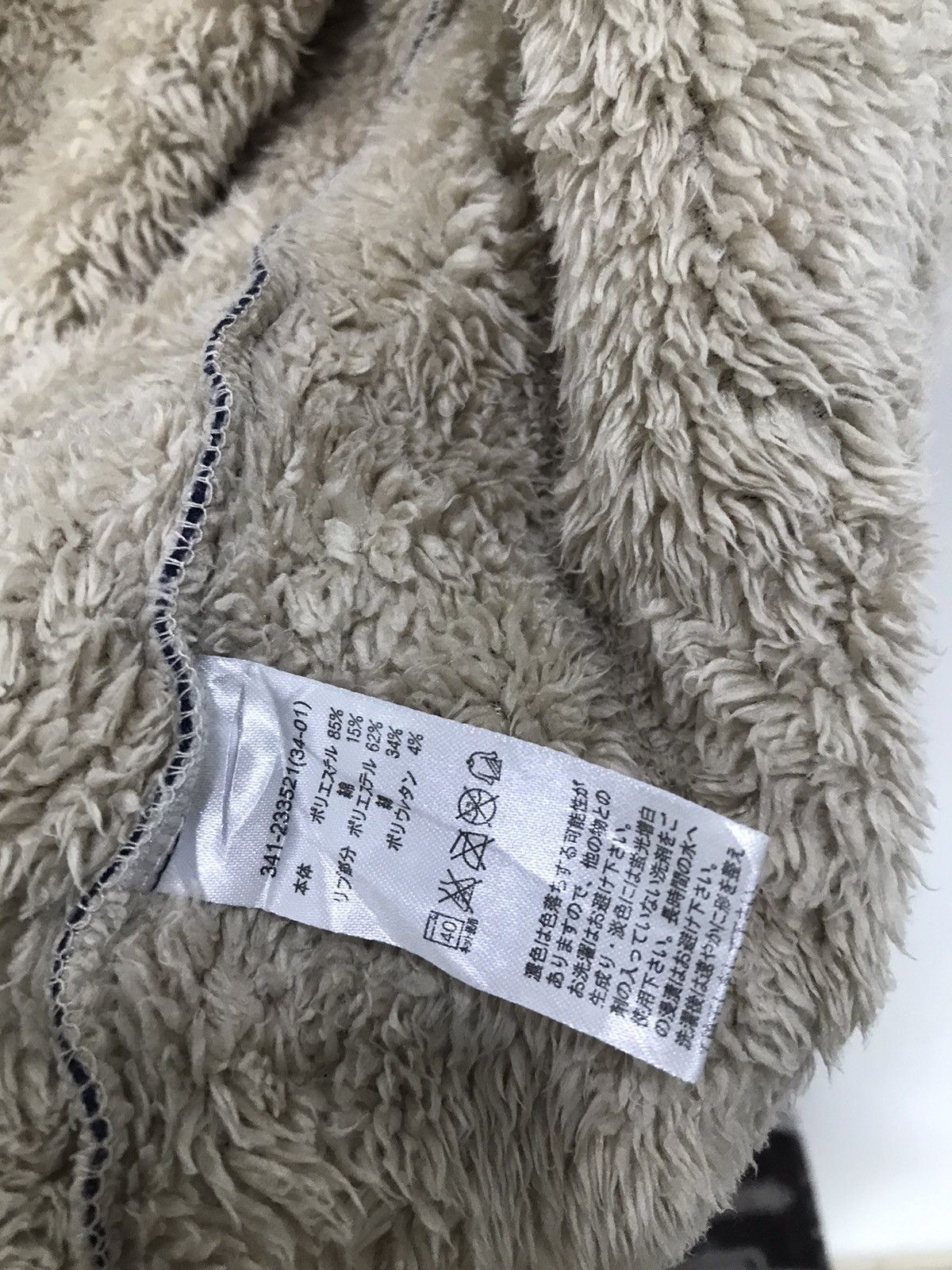 Japanese Brand Plaid sheep’s wool inner hooded sweatshirt Size US M / EU 48-50 / 2 - 10 Thumbnail