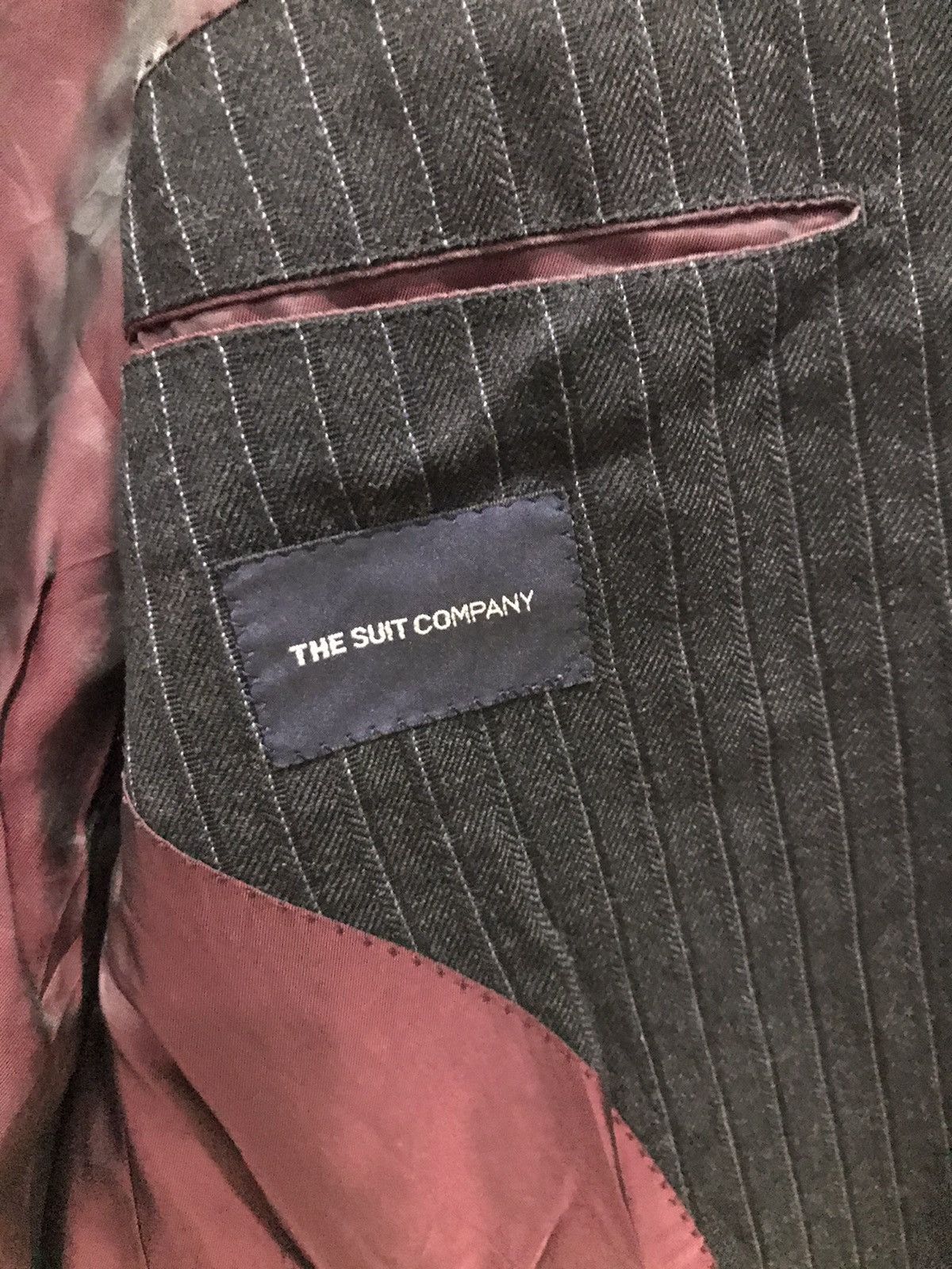 Designer THE SUIT COMPANY CHEVIOT OF ENGLAND BLAZER Size 36R - 11 Thumbnail
