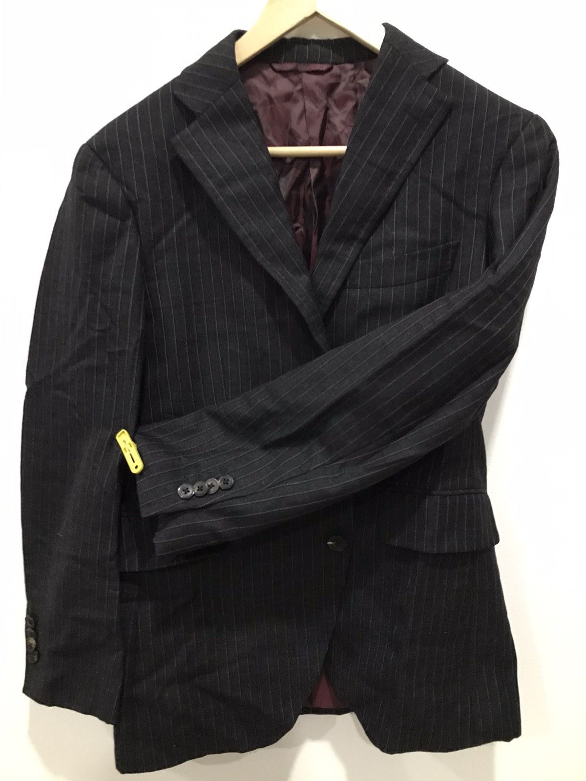 Designer THE SUIT COMPANY CHEVIOT OF ENGLAND BLAZER Size 36R - 19 Thumbnail