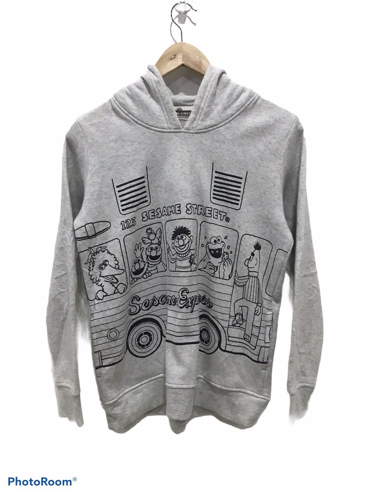 Cartoon Network Vtg Sesame Street overprint Hooded Sweatshirt Size US S / EU 44-46 / 1 - 1 Thumbnail