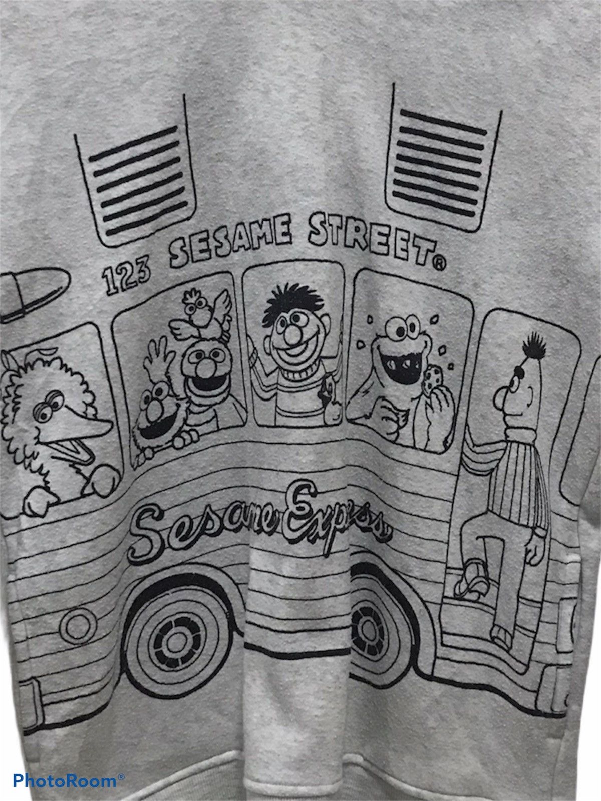 Cartoon Network Vtg Sesame Street overprint Hooded Sweatshirt Size US S / EU 44-46 / 1 - 5 Thumbnail