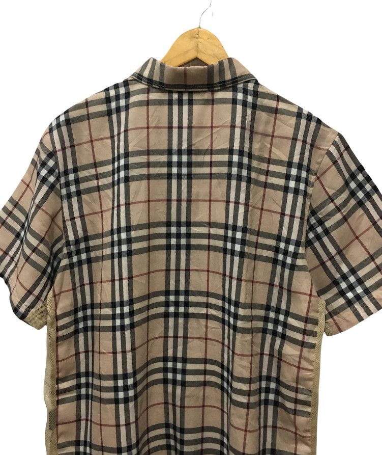 Burberry Extremely Rare Design Burberry London Nova Check Shit Size US XL / EU 56 / 4 - 6 Thumbnail