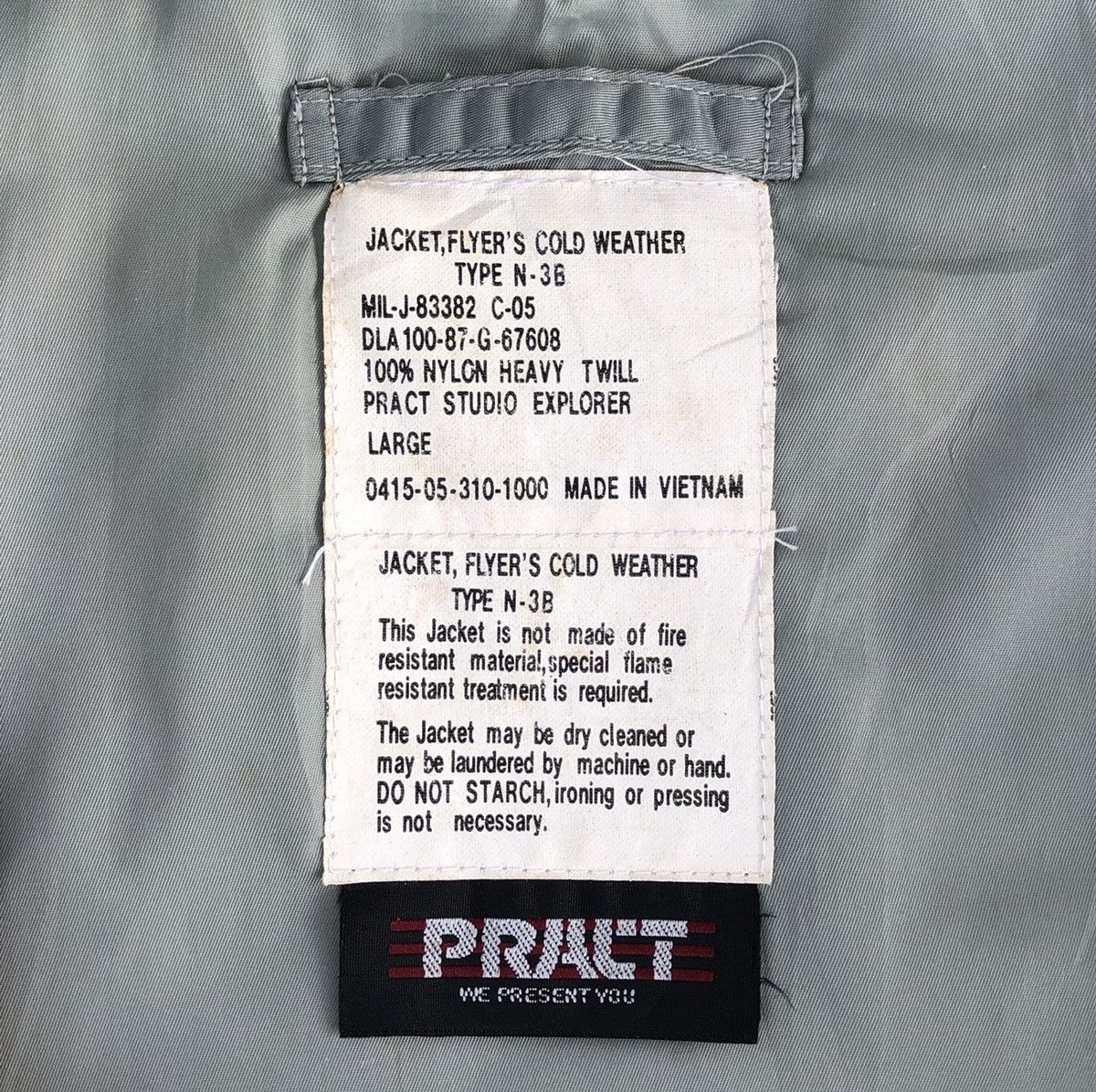 Vintage Jacket , Flyer's Cold Weather N-3b Short Parka Fur Jacket Size US L / EU 52-54 / 3 - 8 Thumbnail