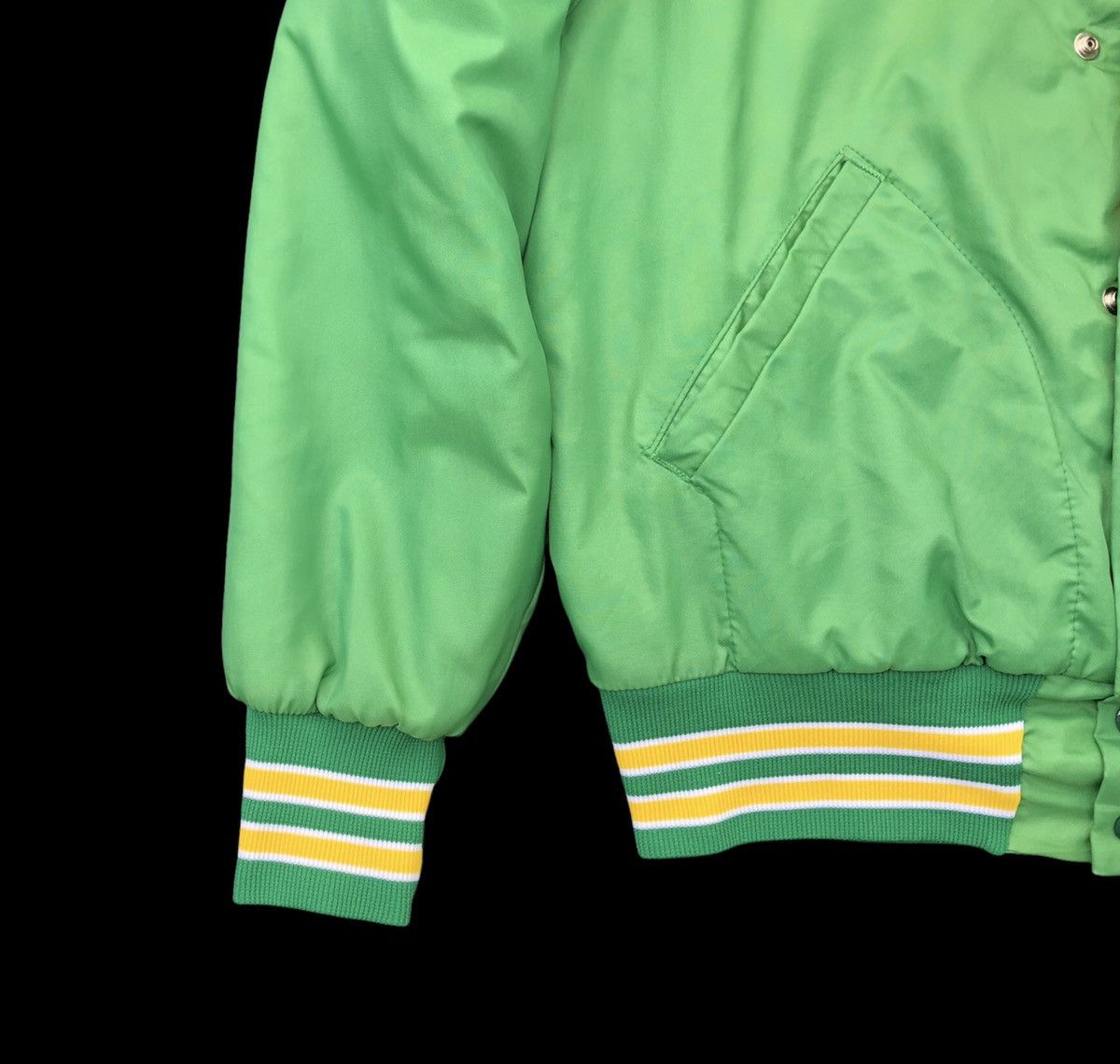 Vintage Vintage Alleson Athletic RA.PID.GRO Satin Varsity Jacket Size US M / EU 48-50 / 2 - 5 Thumbnail