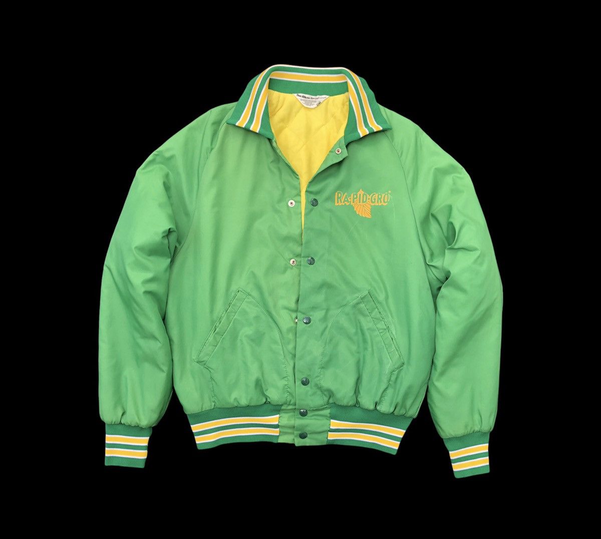 Vintage Vintage Alleson Athletic RA.PID.GRO Satin Varsity Jacket Size US M / EU 48-50 / 2 - 3 Thumbnail