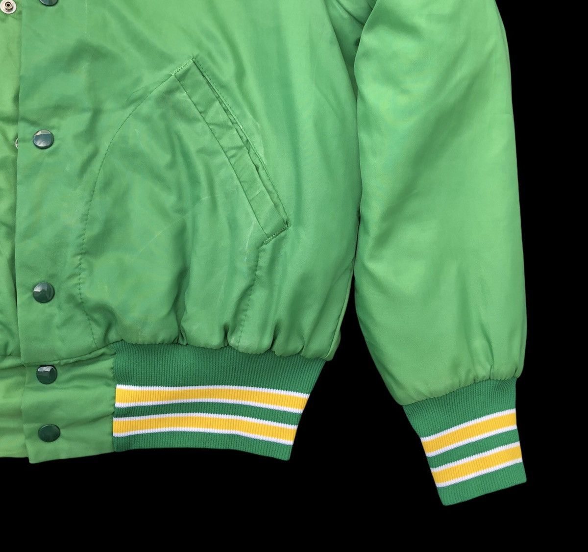 Vintage Vintage Alleson Athletic RA.PID.GRO Satin Varsity Jacket Size US M / EU 48-50 / 2 - 6 Thumbnail