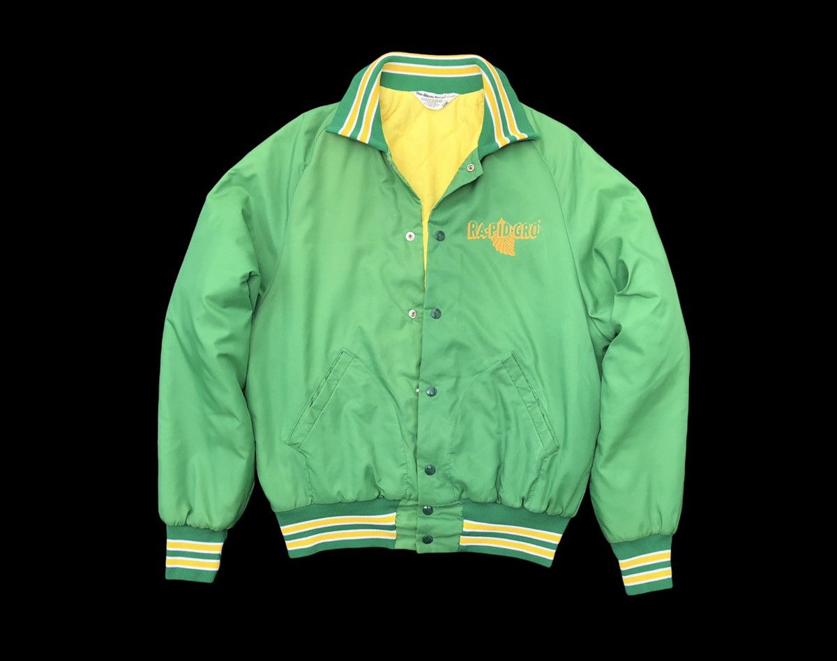 Vintage Vintage Alleson Athletic RA.PID.GRO Satin Varsity Jacket Size US M / EU 48-50 / 2 - 1 Thumbnail