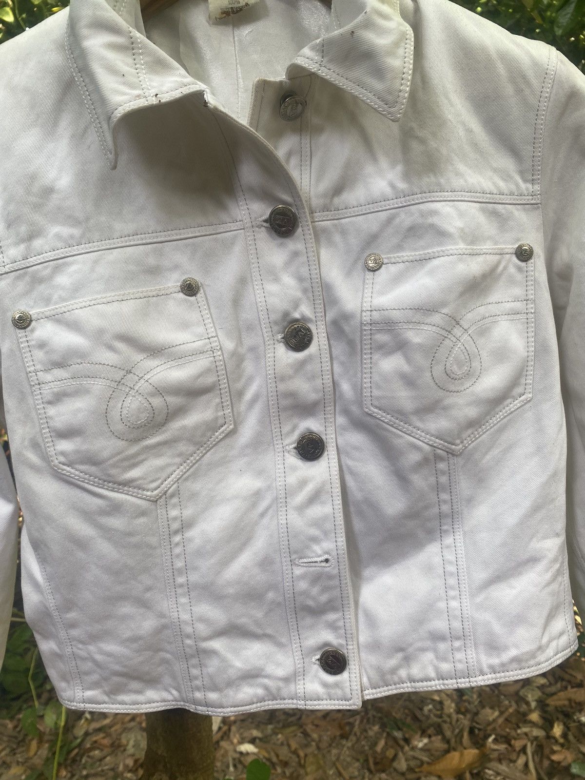 Versace VERSACE CLASSIC V2 DEMIN CROP JACKET Size XS / US 0-2 / IT 36-38 - 4 Thumbnail