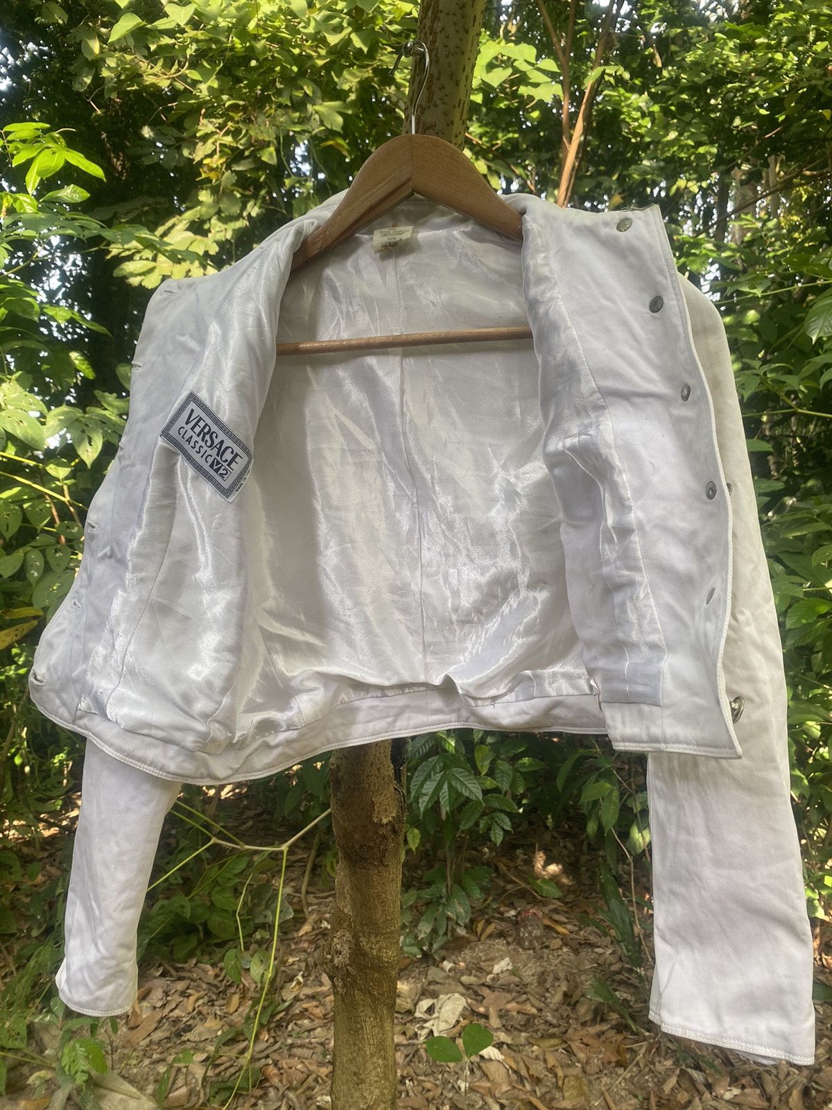 Versace VERSACE CLASSIC V2 DEMIN CROP JACKET Size XS / US 0-2 / IT 36-38 - 3 Thumbnail