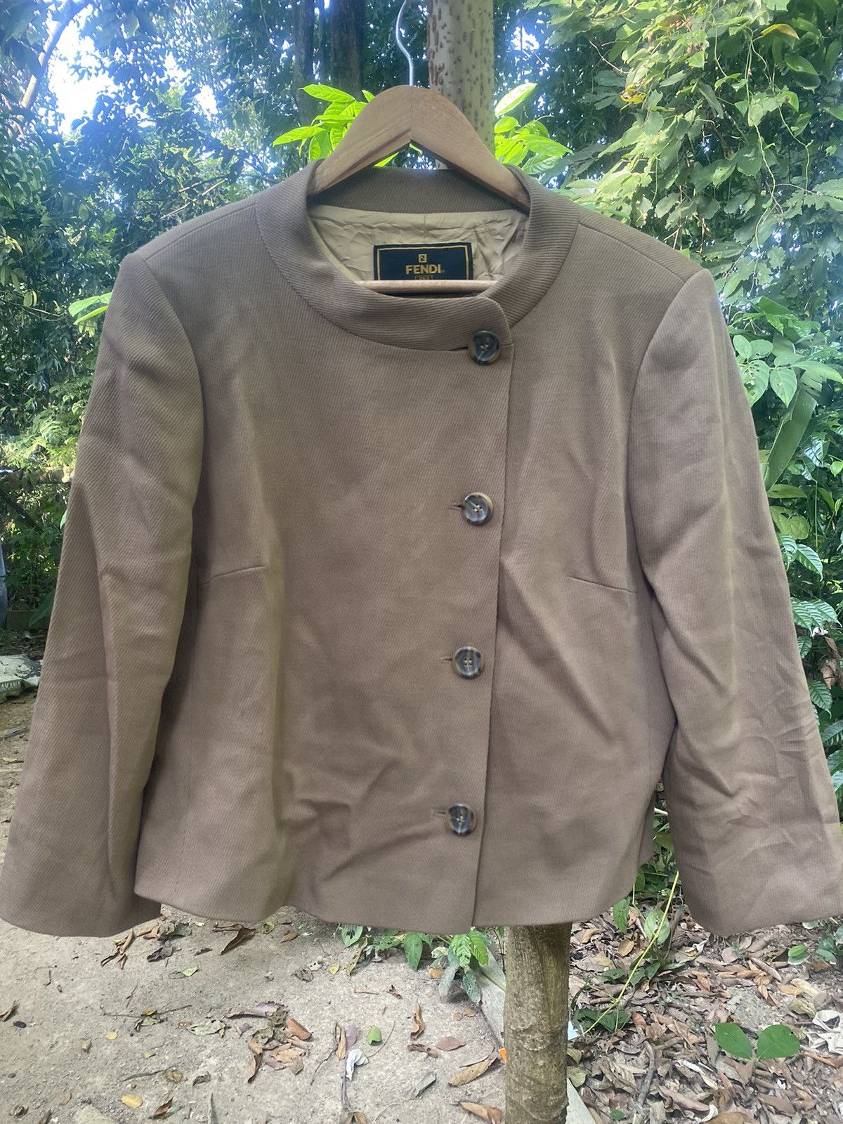 Fendi Fendi 465 Button Blazer Jacket Size XL / US 12-14 / IT 48-50 - 1 Thumbnail