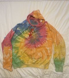 Travis scott astroworld tour cheap skipping bear hoodie tie dye