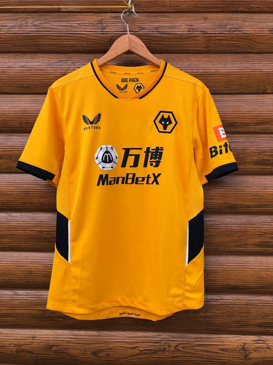 Vintage Wolverhampton Wanderers Wolves Authentic Home Jersey Size US M / EU 48-50 / 2 - 1 Thumbnail