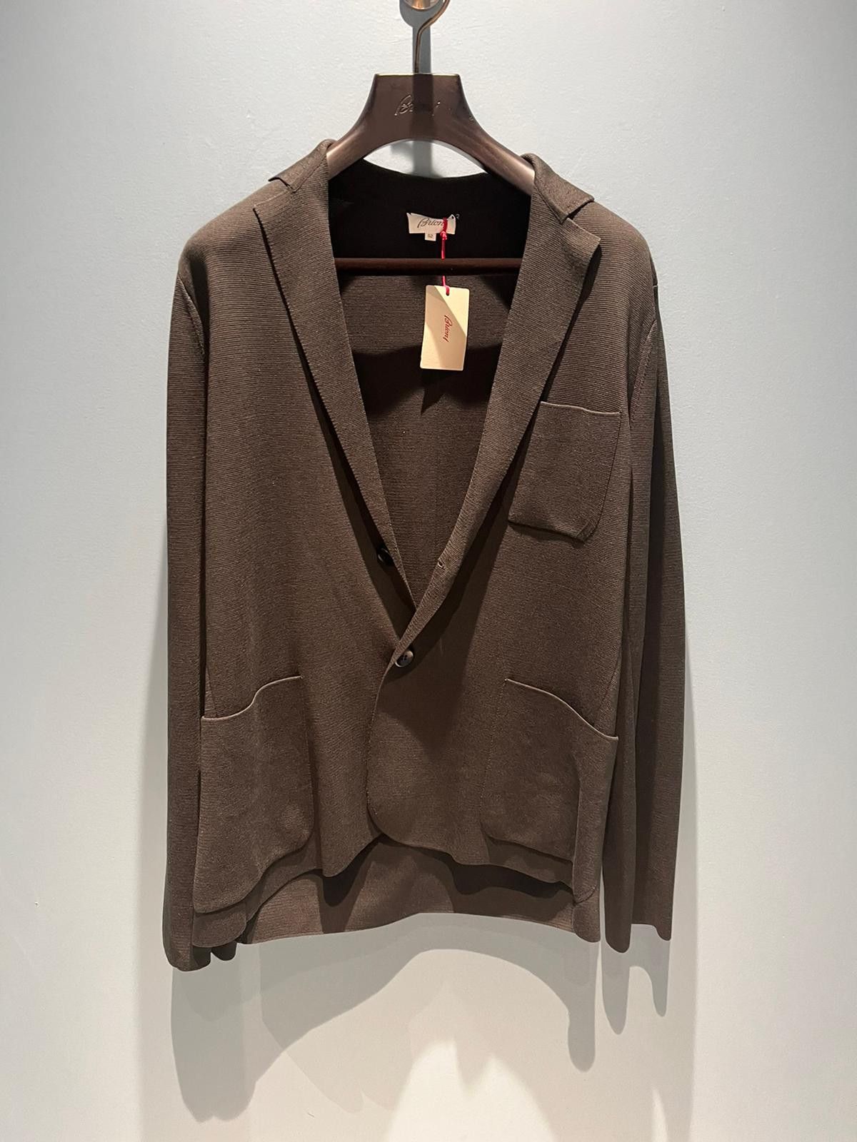 Brioni Jacket Pulme Knitwear in Dark Green Bottle Size US L / EU 52-54 / 3 - 1 Thumbnail