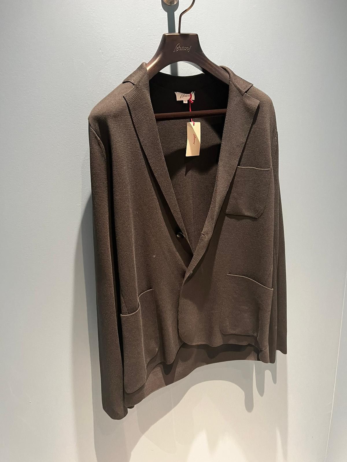 Brioni Jacket Pulme Knitwear in Dark Green Bottle Size US L / EU 52-54 / 3 - 6 Thumbnail