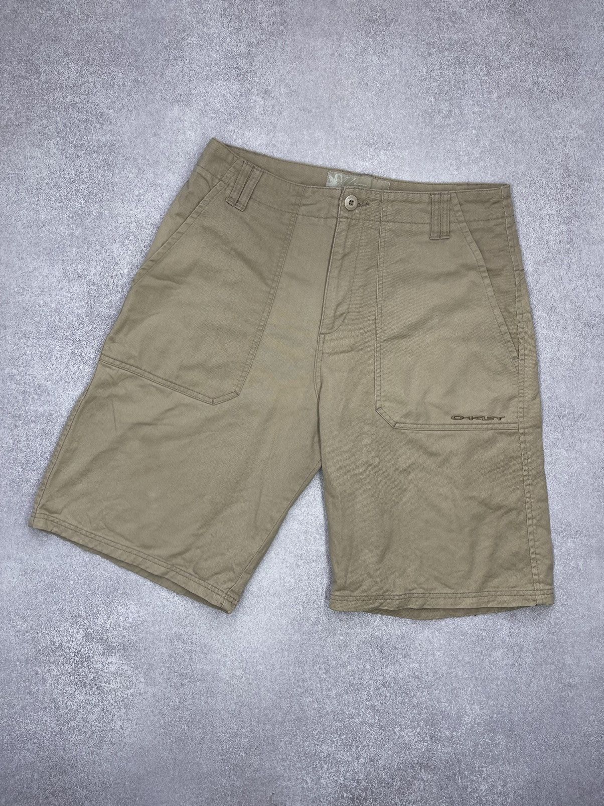 Oakley Vintage Oakley Shorts Beige Y2K Size US 34 / EU 50 - 1 Thumbnail