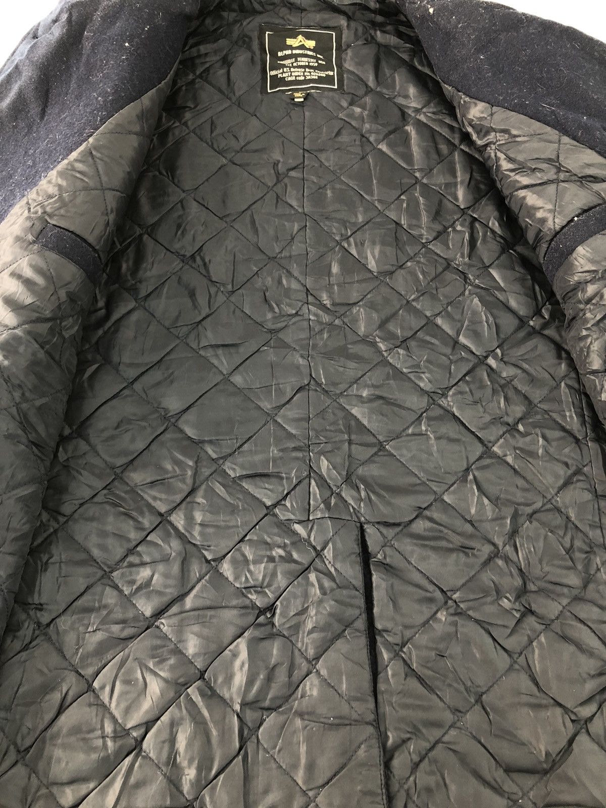 Alpha Industries × Vintage Alpha Industries Padded Button Double Breasted Peajacket Size US L / EU 52-54 / 3 - 5 Thumbnail