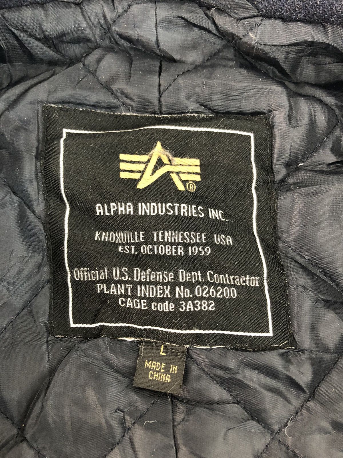 Alpha Industries × Vintage Alpha Industries Padded Button Double Breasted Peajacket Size US L / EU 52-54 / 3 - 6 Thumbnail