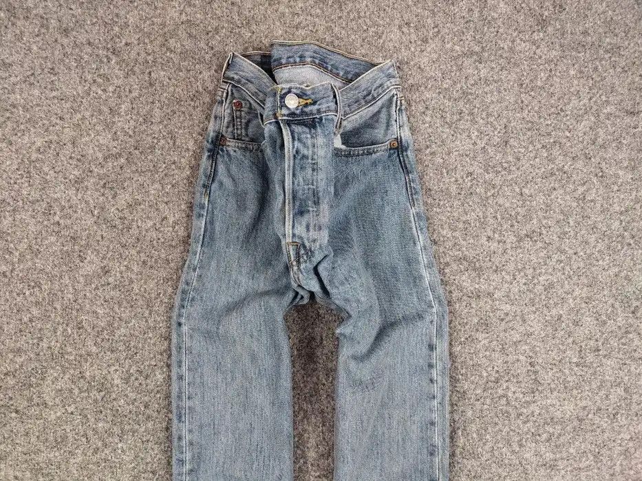 Levi's Vintage Levis 501 mens classic USA wash Denim Jeans Size US 33 - 3 Thumbnail