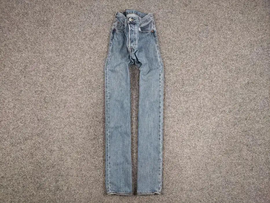 Levi's Vintage Levis 501 mens classic USA wash Denim Jeans Size US 33 - 1 Thumbnail