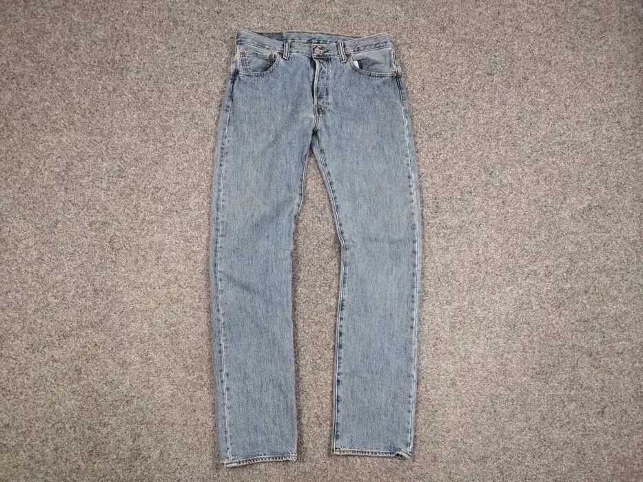 Levi's Vintage Levis 501 mens classic USA wash Denim Jeans Size US 33 - 5 Thumbnail