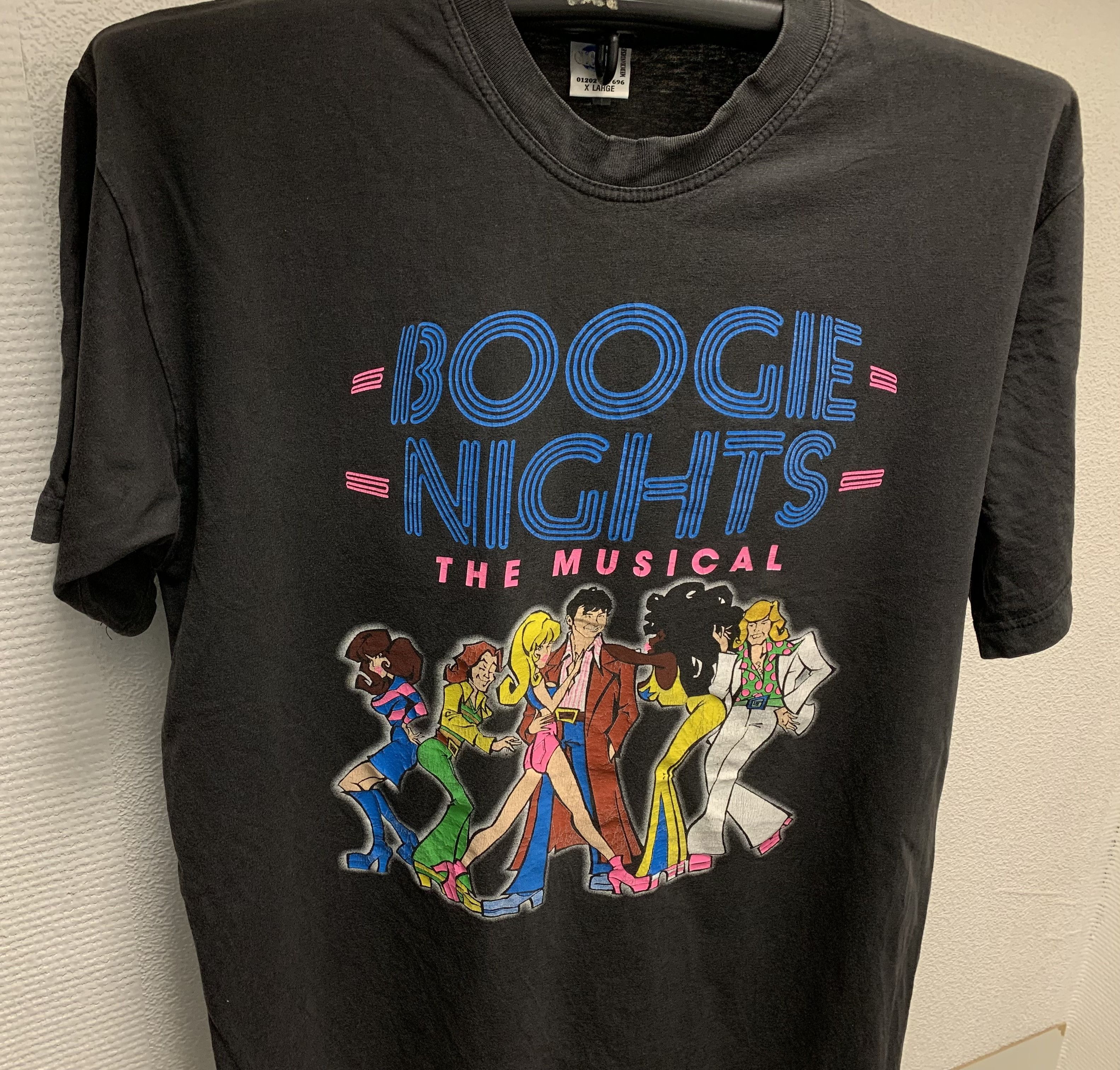 Vintage Boogie nights the musical vintage big logo t-shirt black Xl Size US XL / EU 56 / 4 - 6 Thumbnail