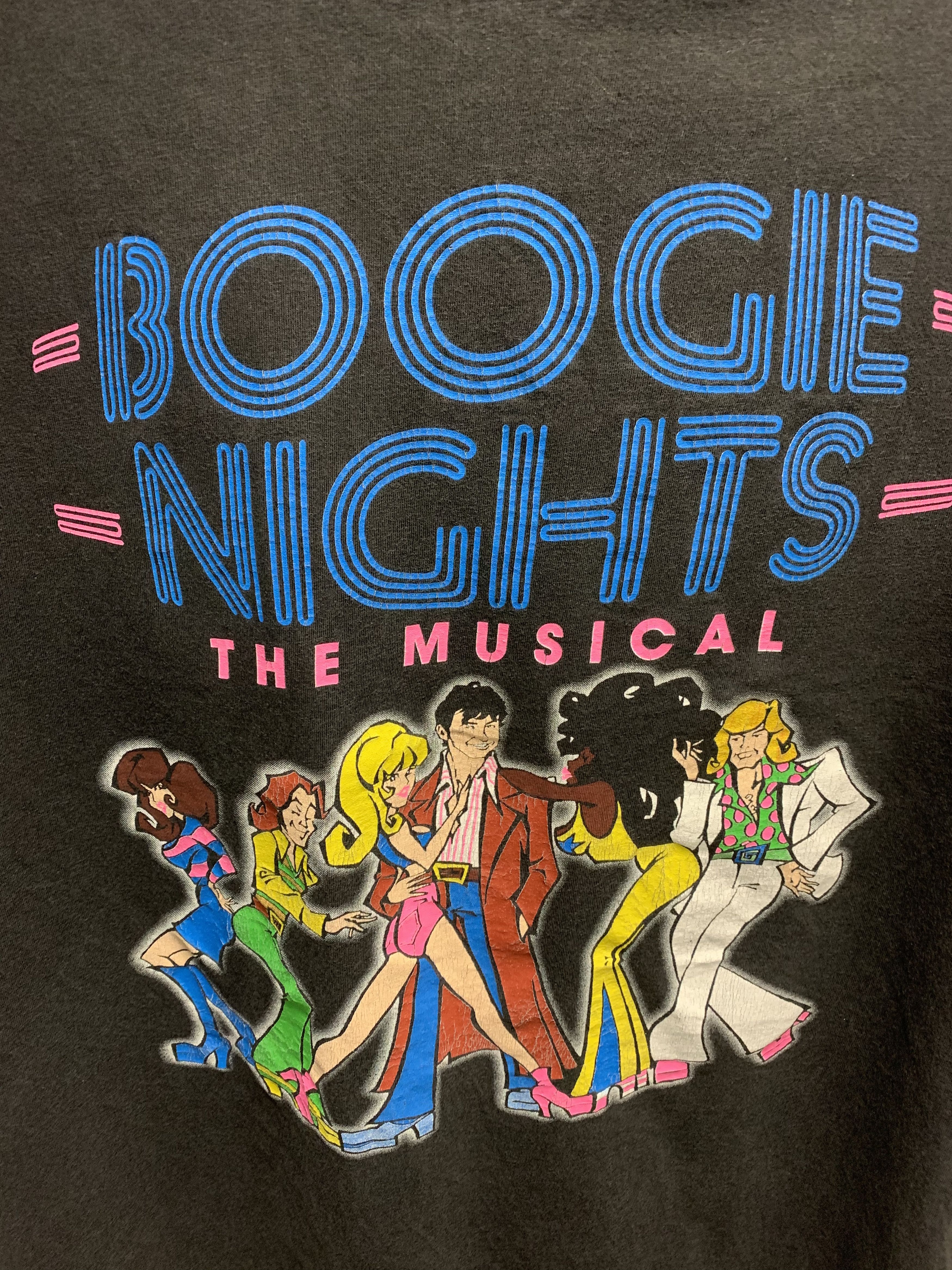 Vintage Boogie nights the musical vintage big logo t-shirt black Xl Size US XL / EU 56 / 4 - 2 Thumbnail