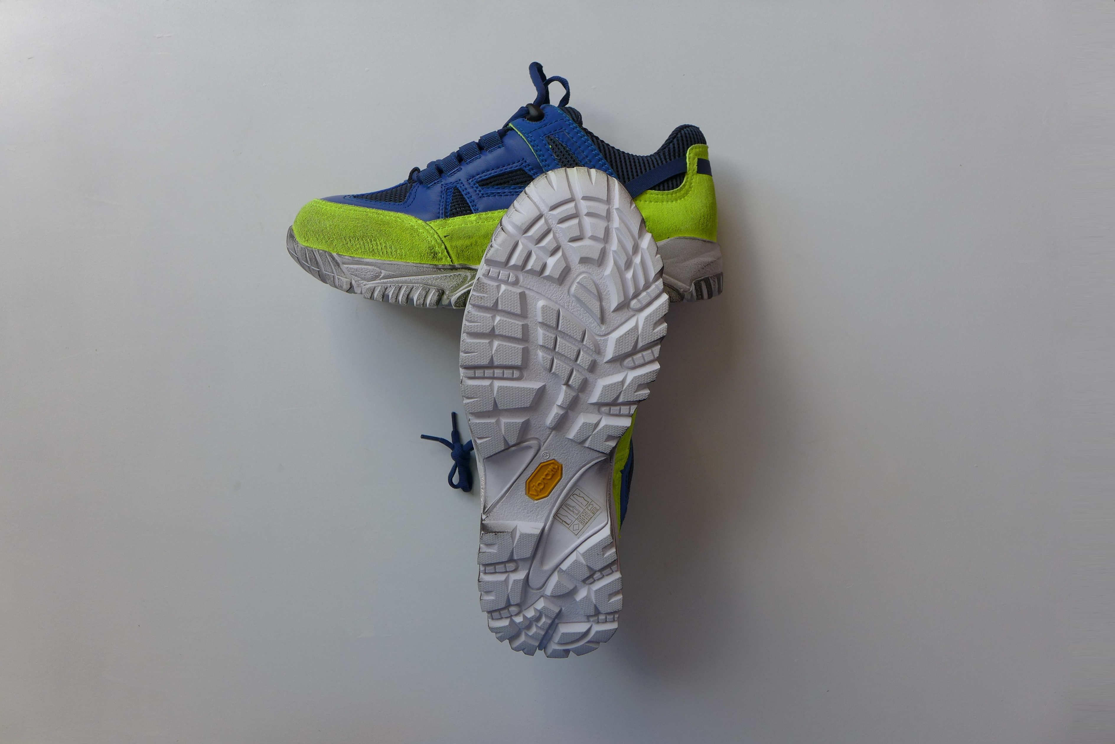 Maison Margiela Margiela Security Sneakers - Navy & Yellow Size US 8 / EU 41 - 10 Thumbnail