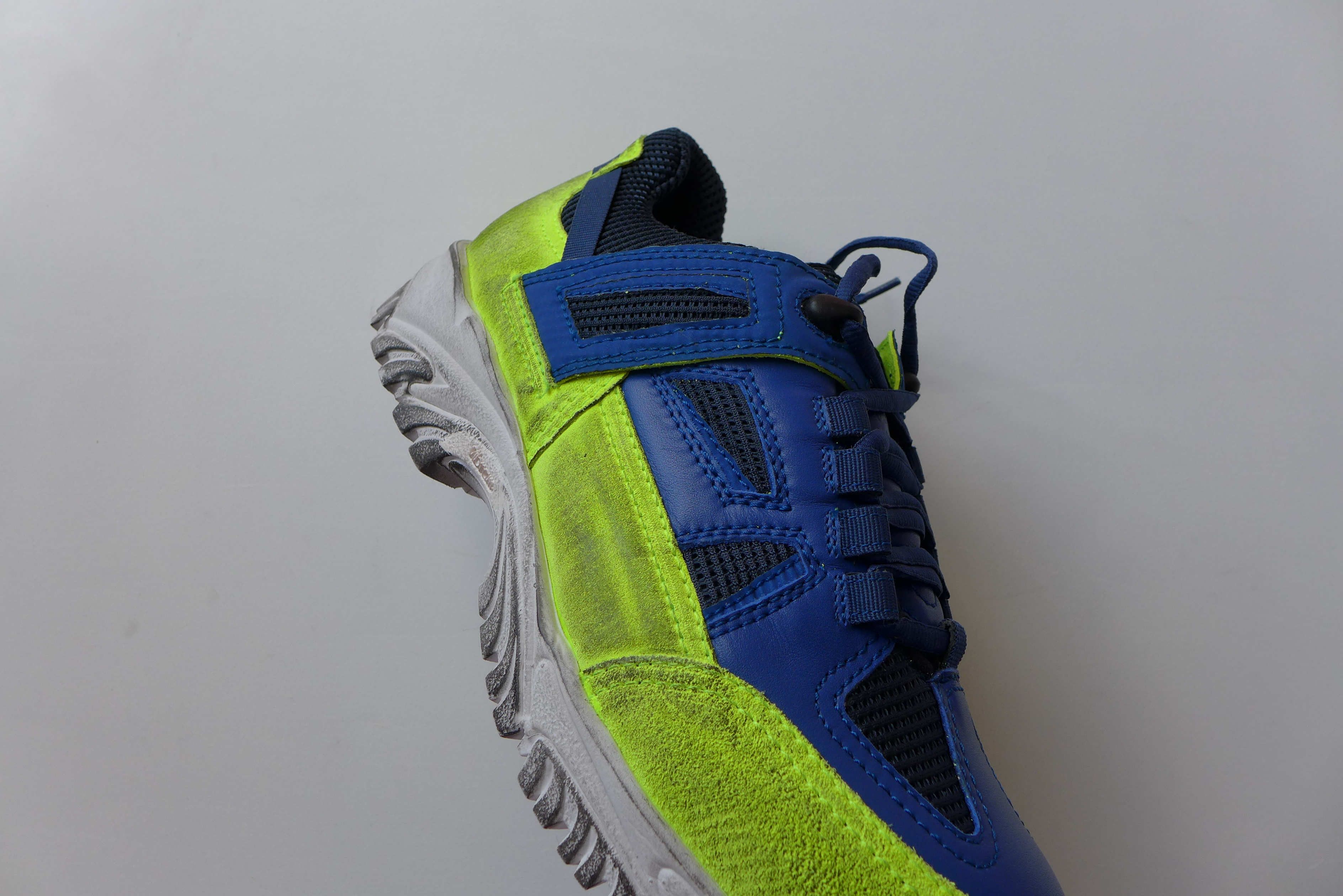Maison Margiela Margiela Security Sneakers - Navy & Yellow Size US 8 / EU 41 - 5 Thumbnail