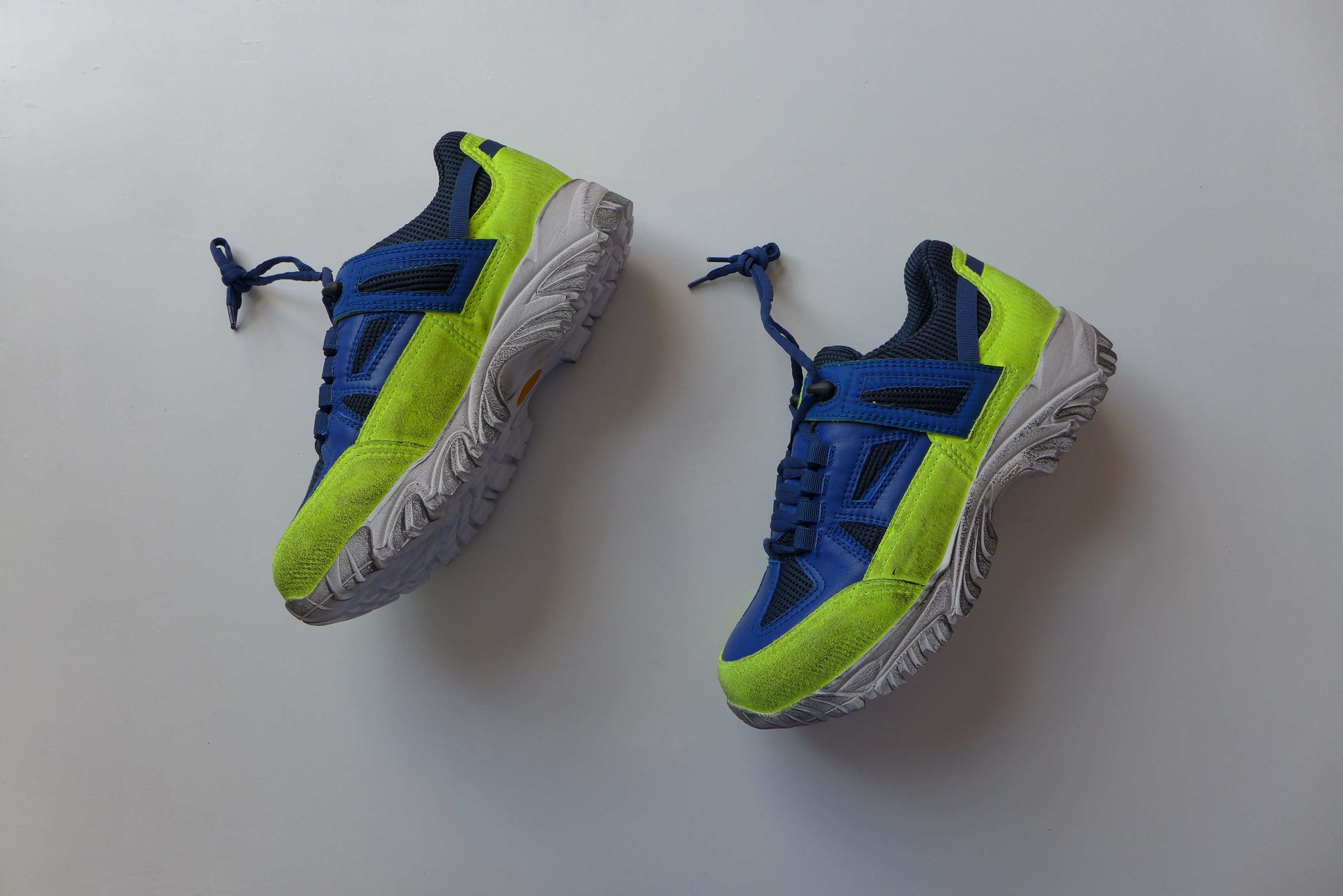 Maison Margiela Margiela Security Sneakers - Navy & Yellow Size US 8 / EU 41 - 2 Thumbnail