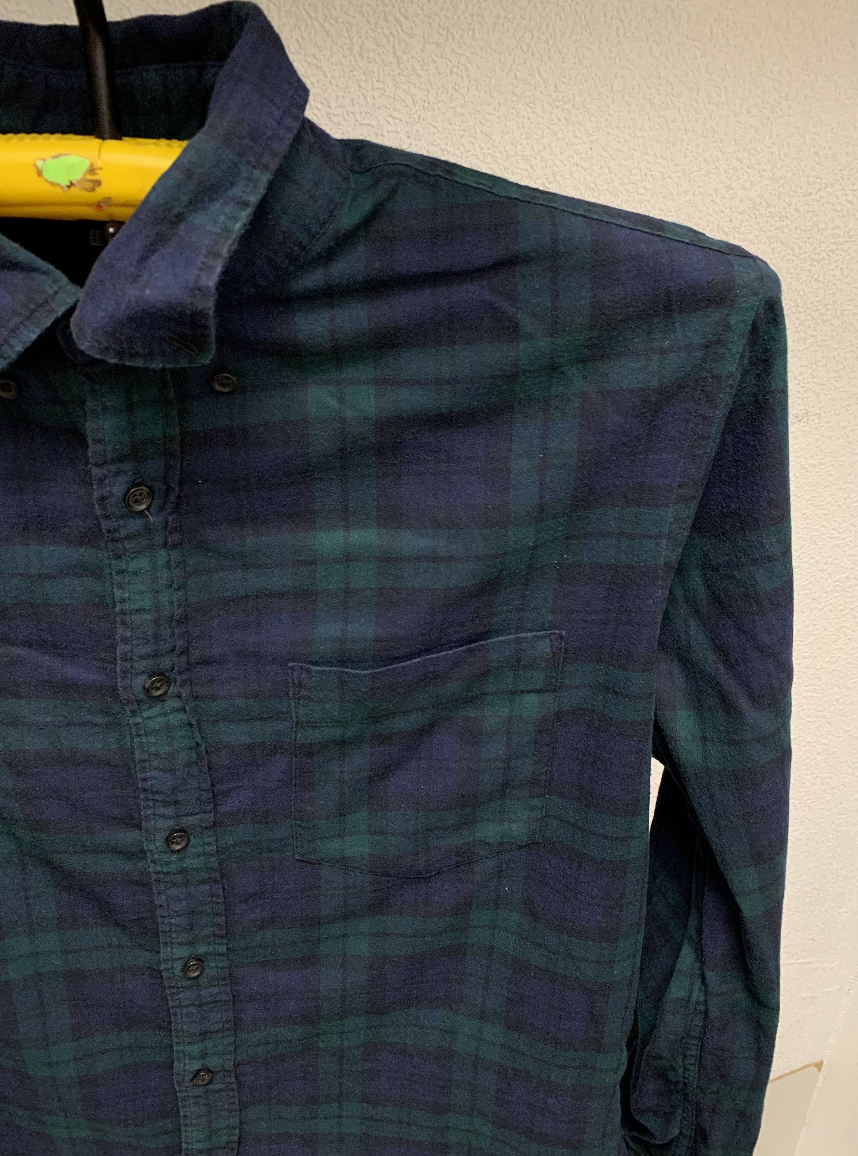 Uniqlo Uniqlo vintage flannel shirt overshirt M striped Size US M / EU 48-50 / 2 - 2 Thumbnail