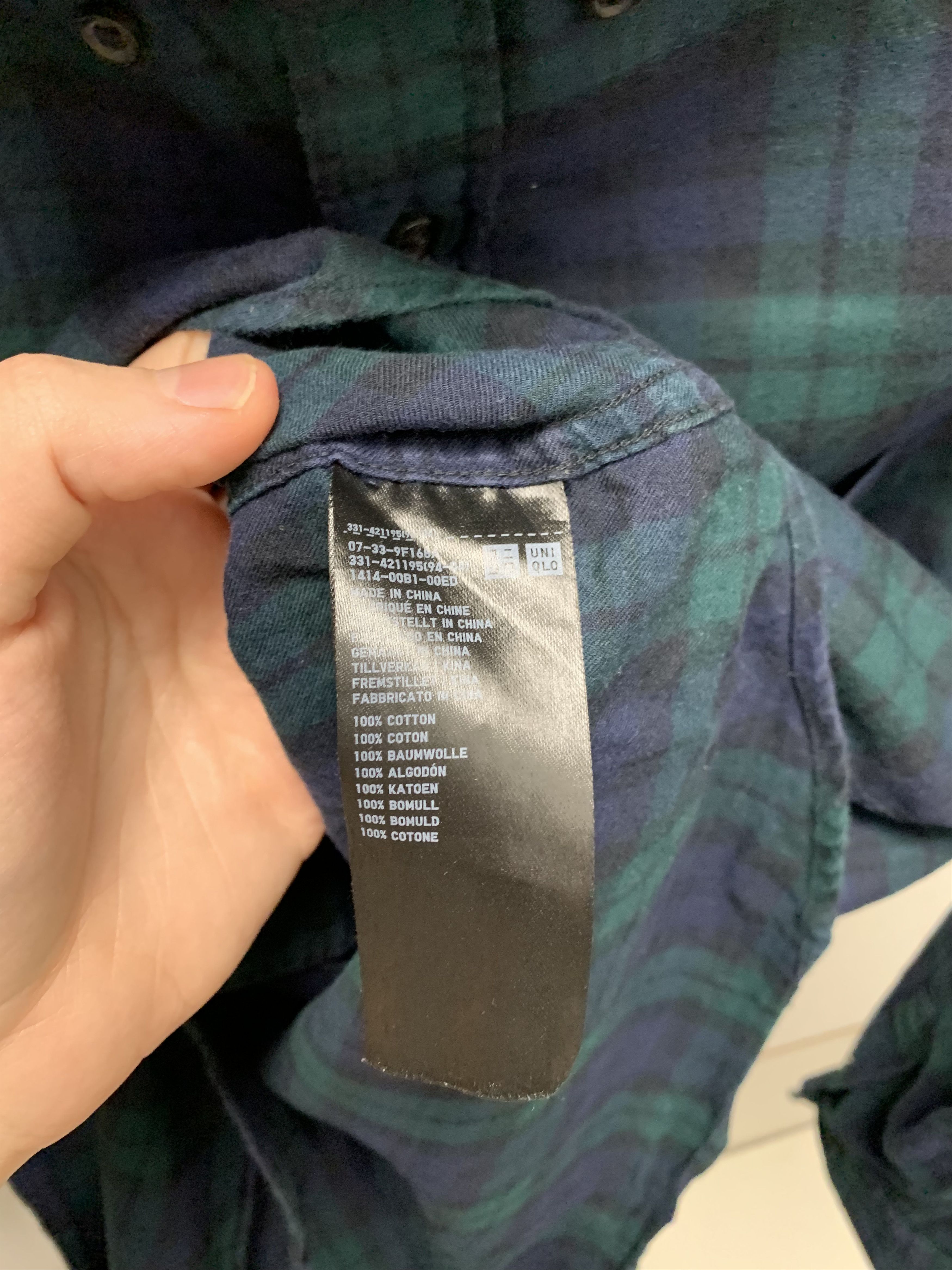 Uniqlo Uniqlo vintage flannel shirt overshirt M striped Size US M / EU 48-50 / 2 - 4 Thumbnail