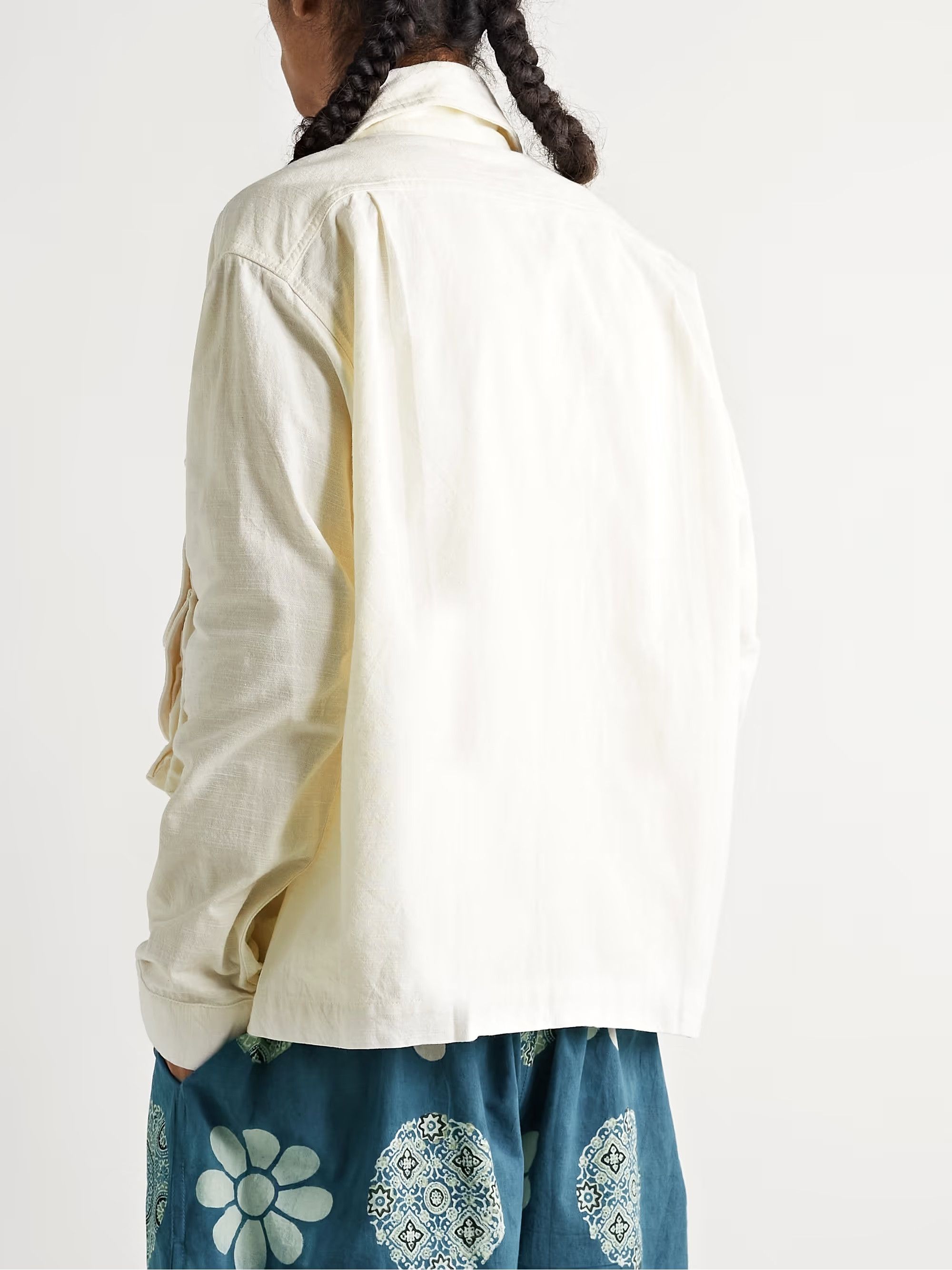 Story Mfg. Story Mfg. Algebra Jacket - Ecru Slub Organic Cotton Size US M / EU 48-50 / 2 - 3 Thumbnail