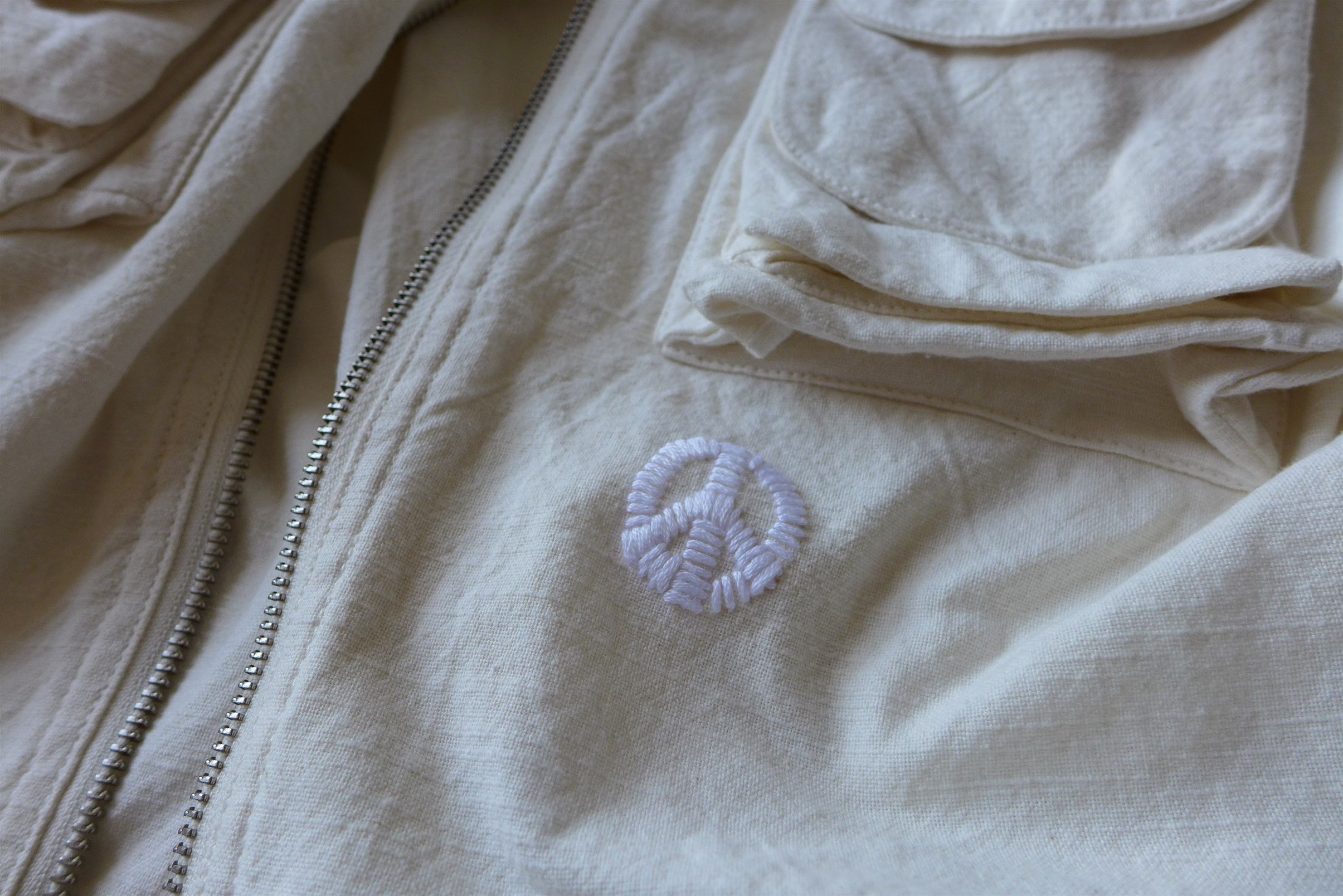 Story Mfg. Story Mfg. Algebra Jacket - Ecru Slub Organic Cotton Size US M / EU 48-50 / 2 - 11 Thumbnail