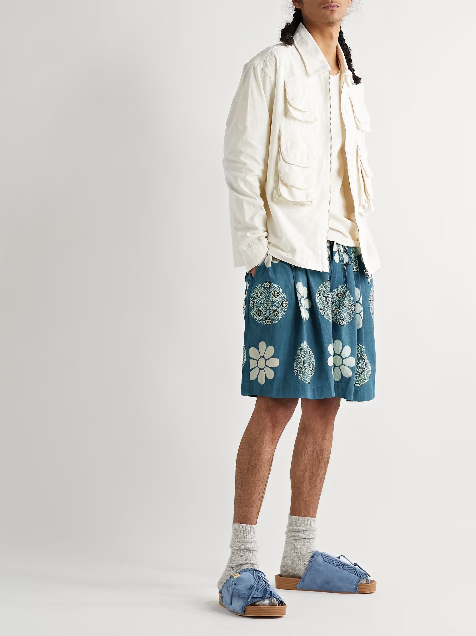 Story Mfg. Story Mfg. Algebra Jacket - Ecru Slub Organic Cotton Size US M / EU 48-50 / 2 - 2 Thumbnail