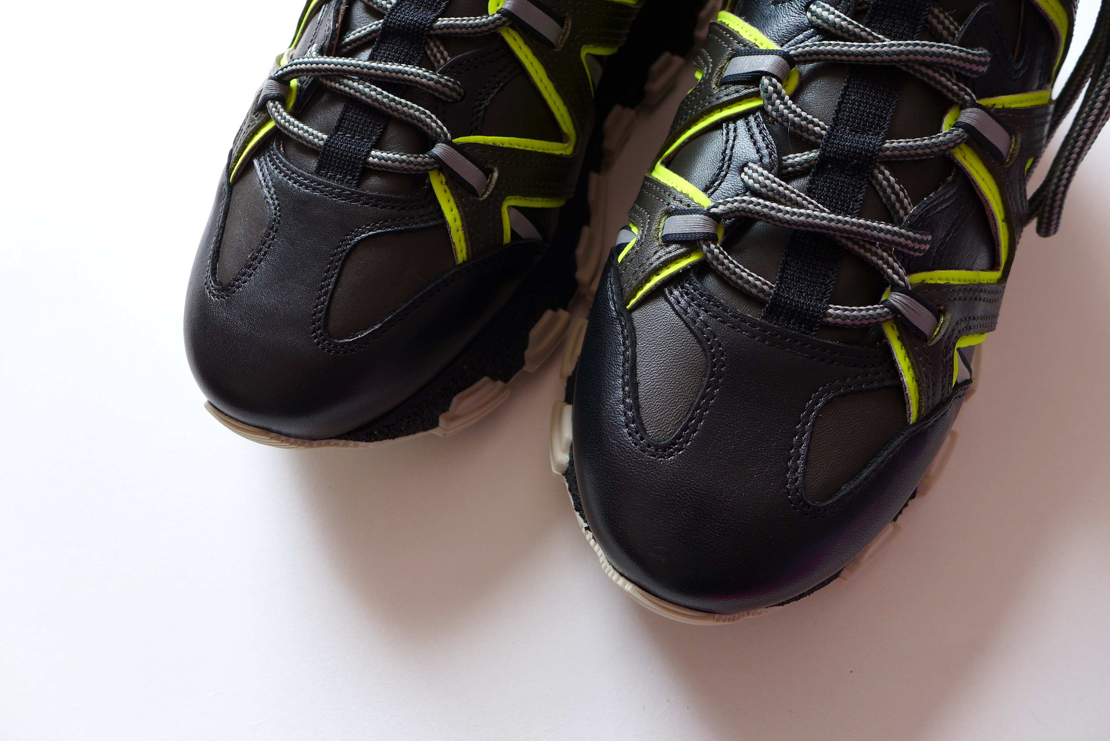 Lanvin Lanvin Lightning Sneakers - Dark Khaki / Lightning Yellow Size US 10 / EU 43 - 6 Thumbnail