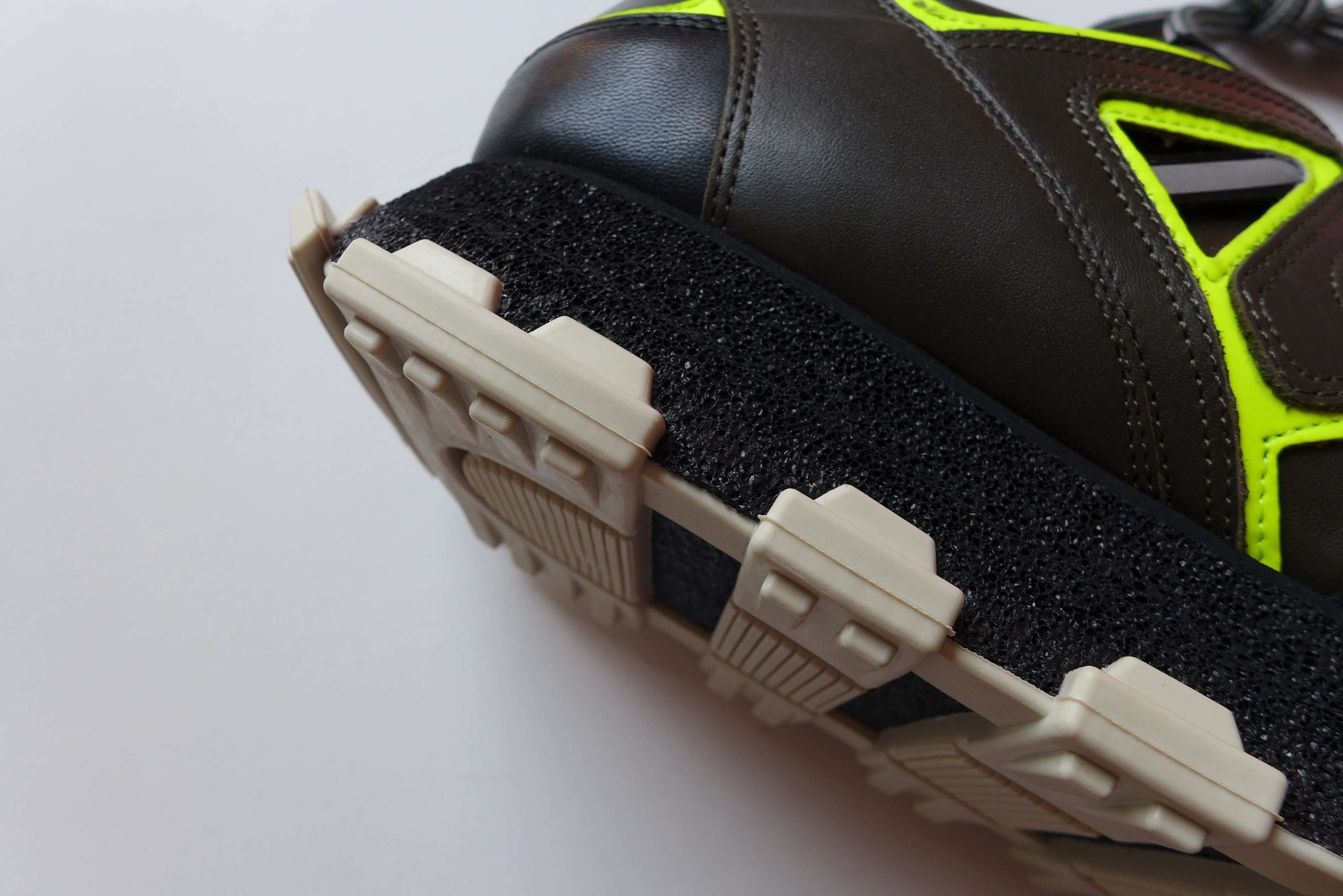 Lanvin Lanvin Lightning Sneakers - Dark Khaki / Lightning Yellow Size US 10 / EU 43 - 13 Thumbnail