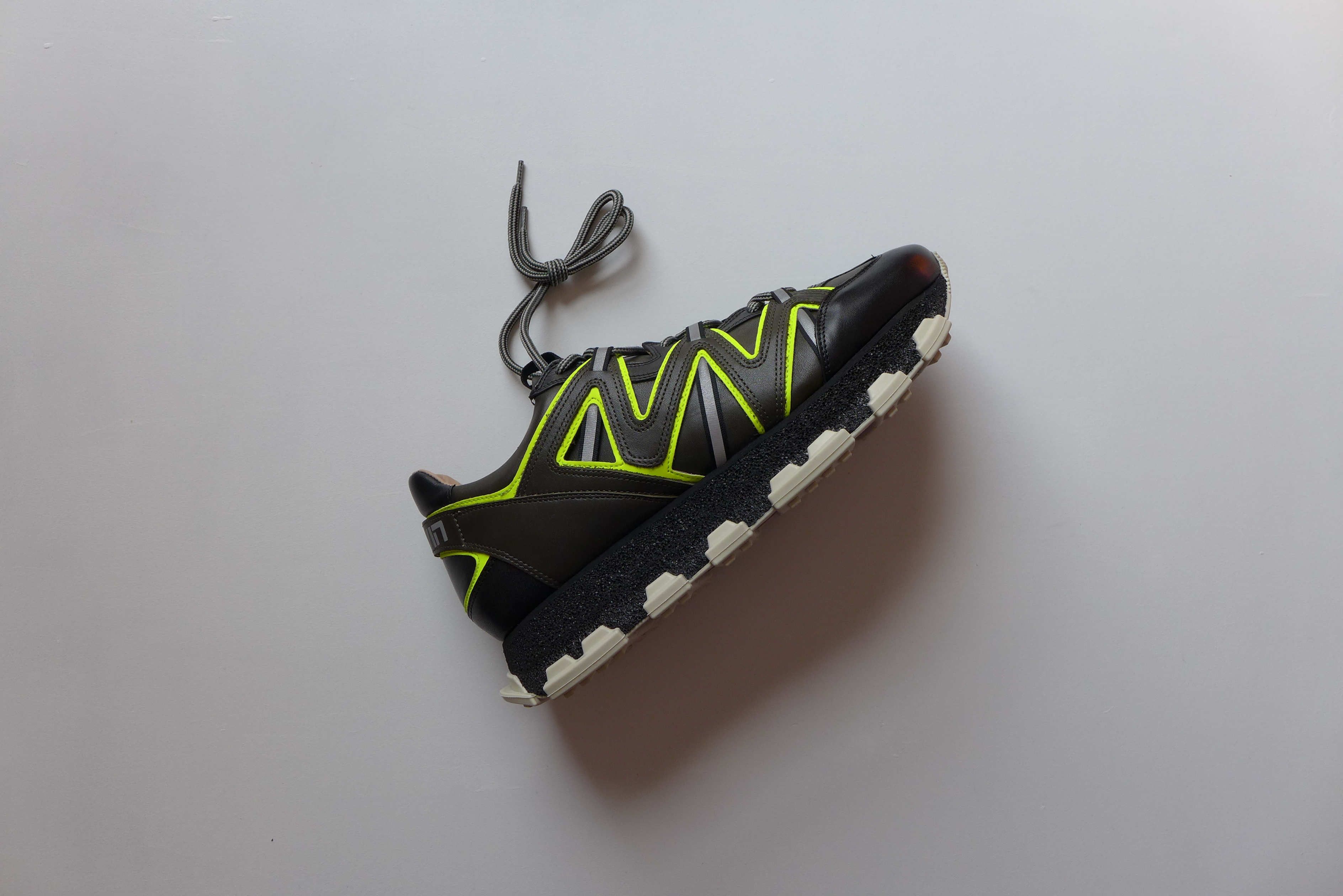 Lanvin Lanvin Lightning Sneakers - Dark Khaki / Lightning Yellow Size US 10 / EU 43 - 8 Thumbnail