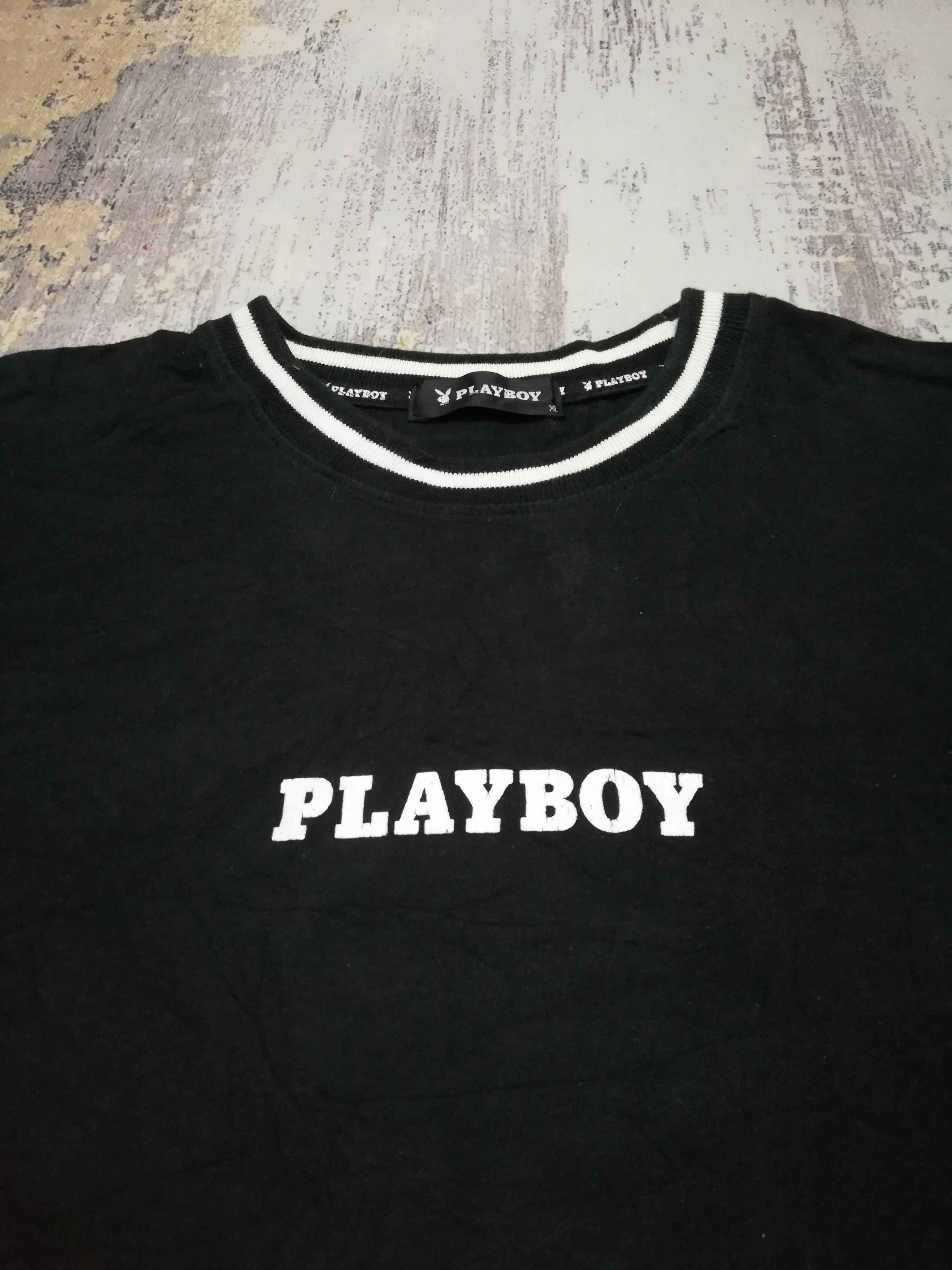 Playboy Vintage Plaboy Bunny Head Ringer Short Sleeve Shirt Size US XL / EU 56 / 4 - 3 Thumbnail