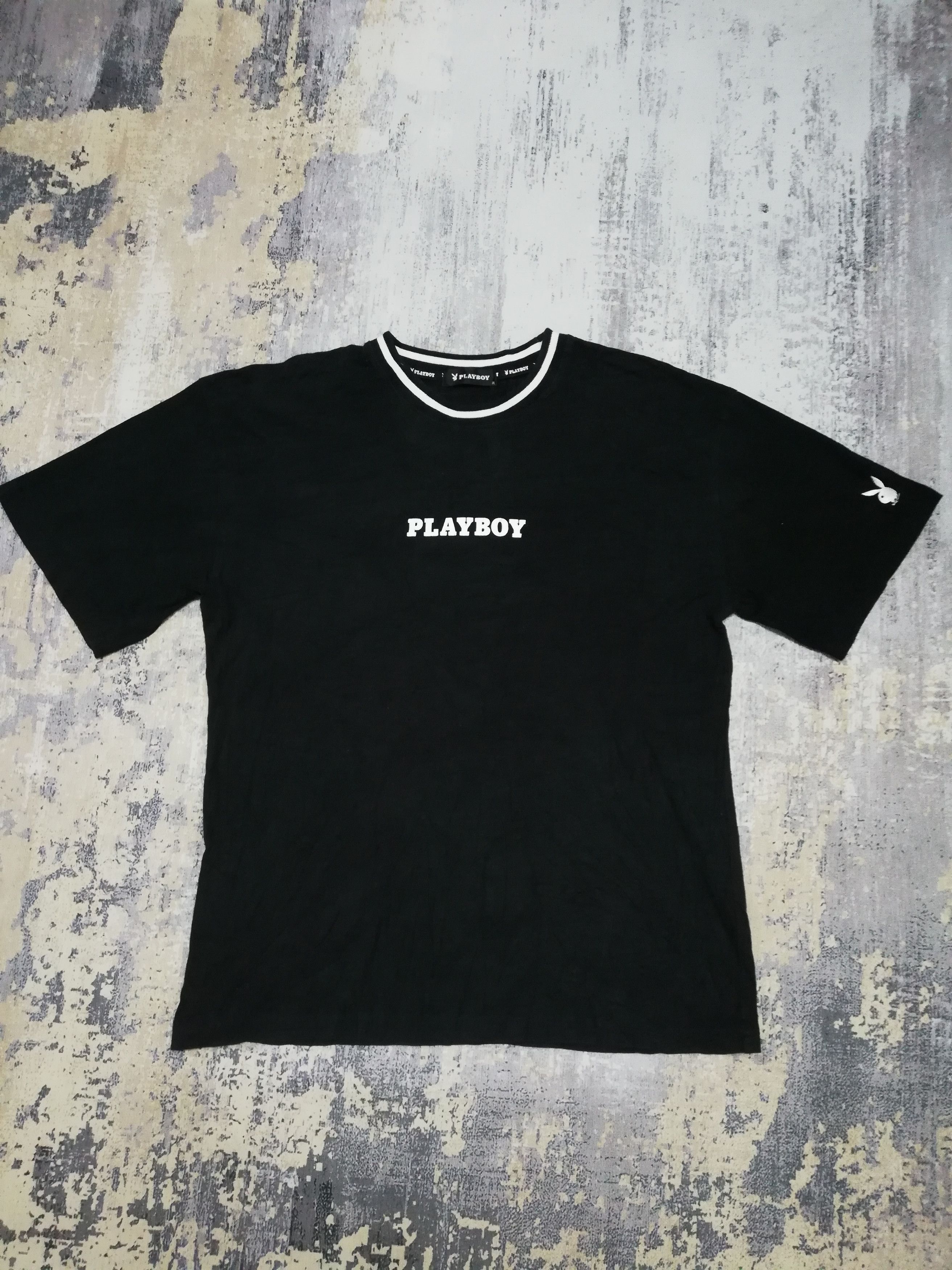 Playboy Vintage Plaboy Bunny Head Ringer Short Sleeve Shirt Size US XL / EU 56 / 4 - 1 Thumbnail