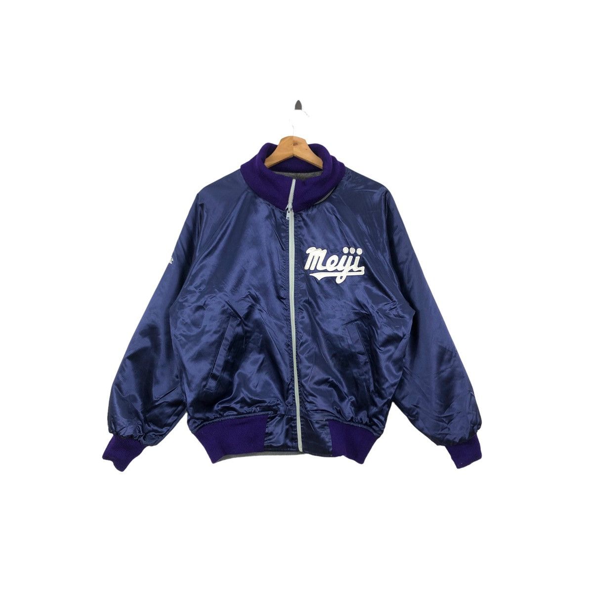 MEIJI.N. SCHOOL Japanese School Reversible Bomber Jacket