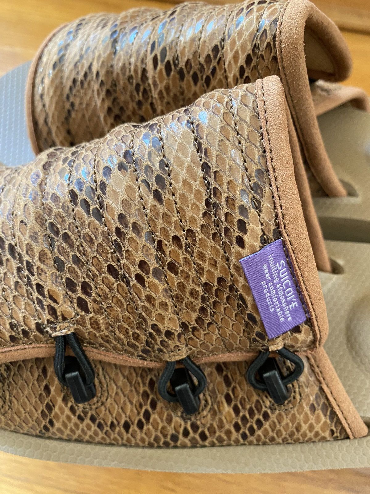 image of Nepenthes New York x Suicoke Nepenthes Suicoke Vibram Mura Sandals-Vanp in Brown, Men's (Size 9)