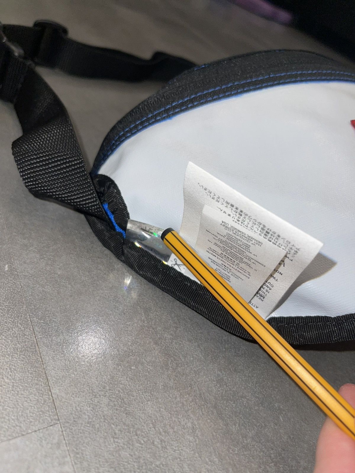 Eastpak × Maison Margiela !DS! Maison Margiela X Eastpak Reversible Blue Grey Bumbag Size ONE SIZE - 20 Thumbnail