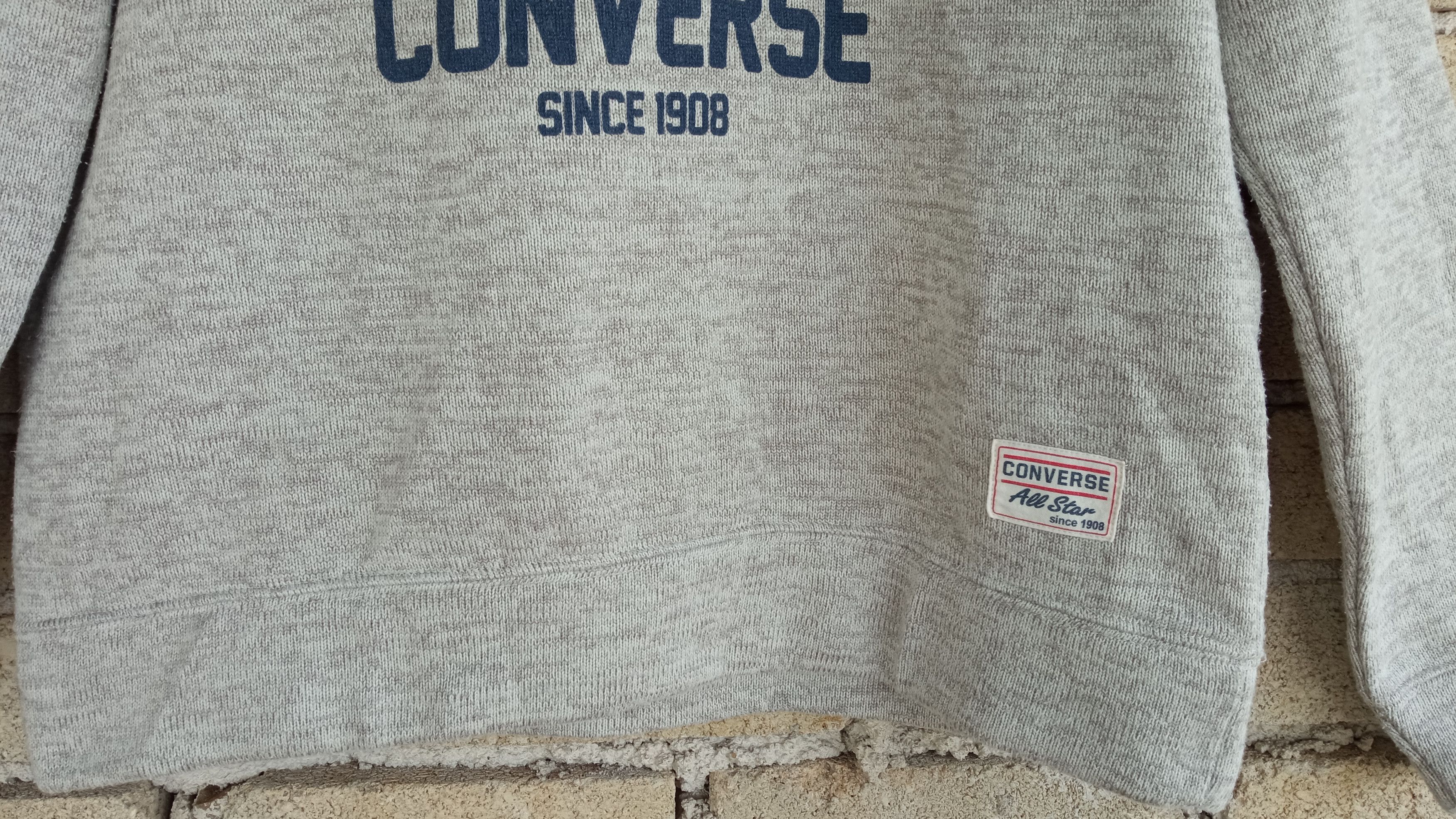 Converse × Japanese Brand × Vintage 🔥🔥Vtg Converse All Star Spellout Logo Sweatshirt Size US M / EU 48-50 / 2 - 7 Thumbnail