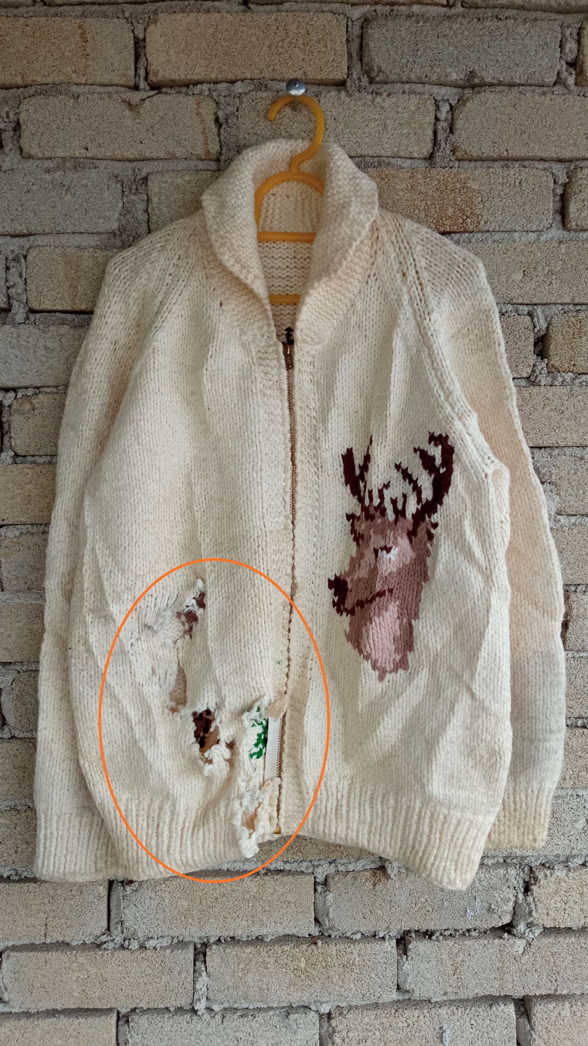Japanese Brand × Vintage 🔥🔥Vintage Japanese Brand Distressed Knitwear Sweatshirt Size US M / EU 48-50 / 2 - 4 Thumbnail