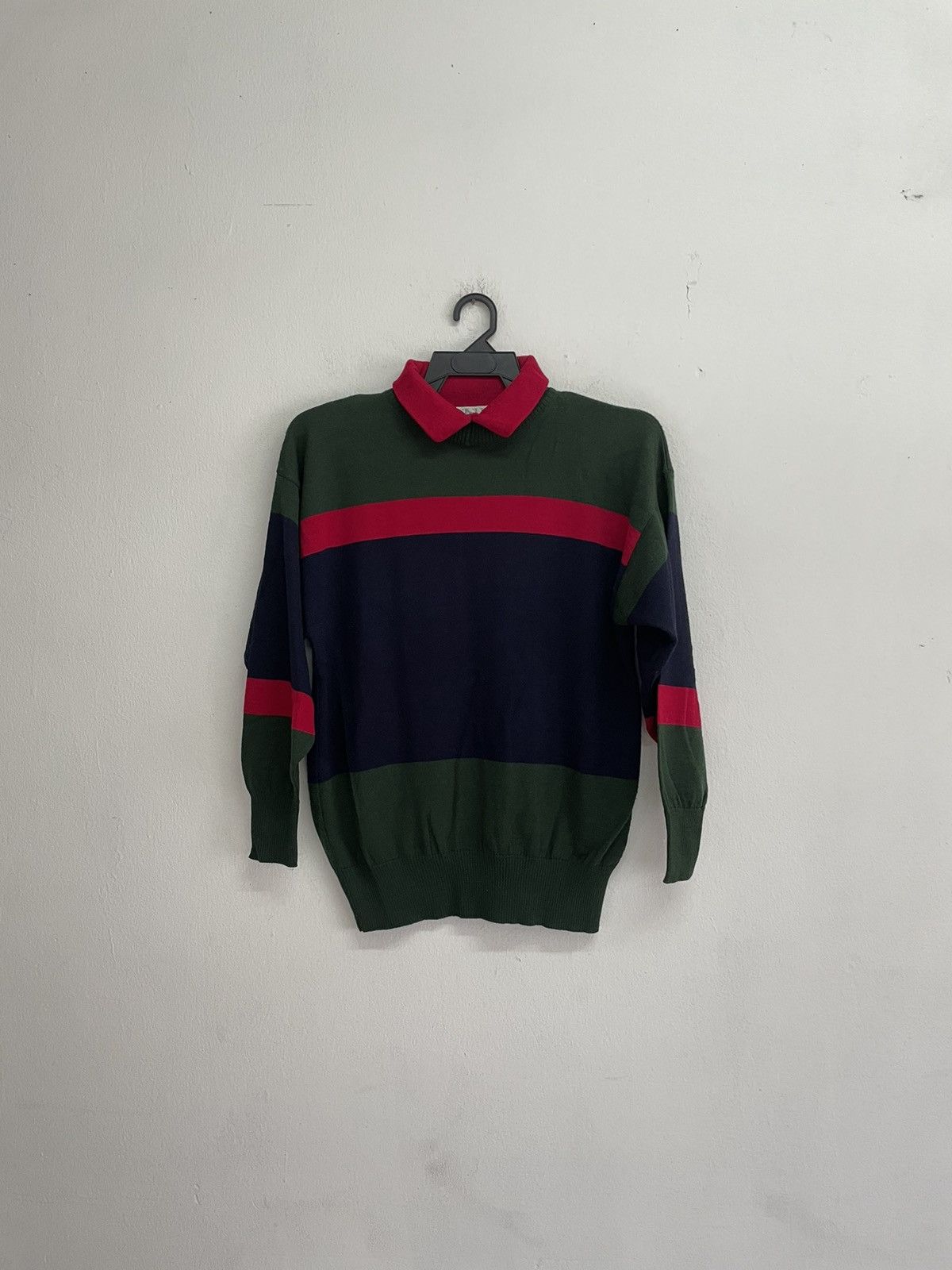 image of Italian Designers Gispa Collared Sweater in Unspecified, Men's (Size Medium)